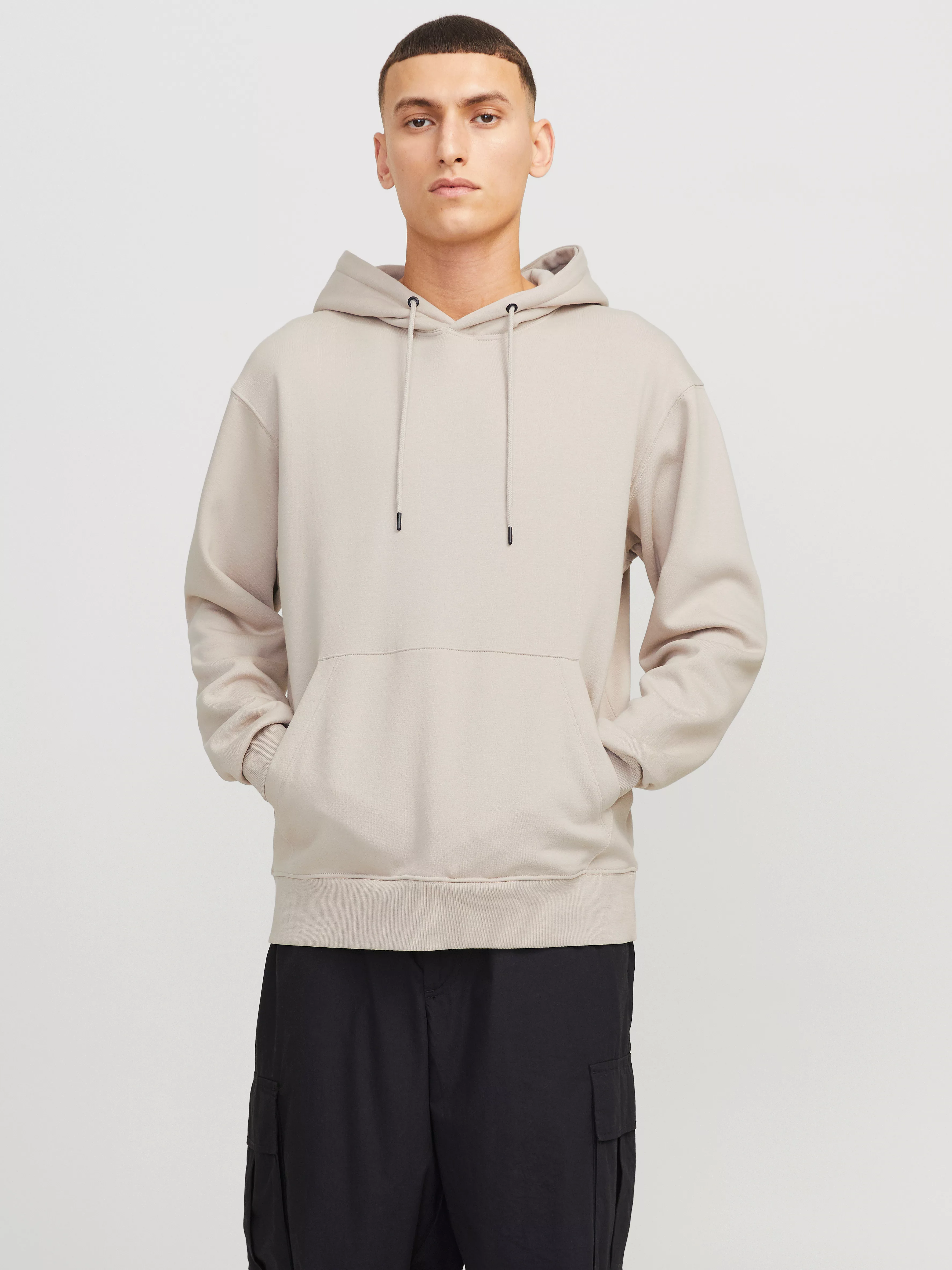 Jack & Jones Kapuzensweatshirt "JJESTAR BASIC SWEAT HOOD NOOS", mit Rippbün günstig online kaufen