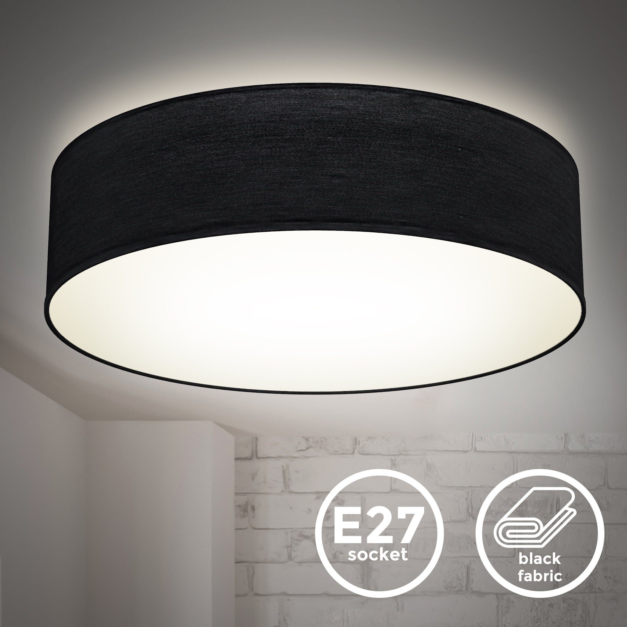 B.K.Licht LED Deckenleuchte, ohne Leuchtmittel, Warmweiß, günstig online kaufen