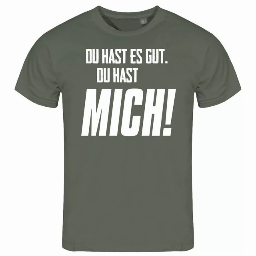 deinshirt Print-Shirt Herren T-Shirt Du hast es gut du hast mich Funshirt m günstig online kaufen