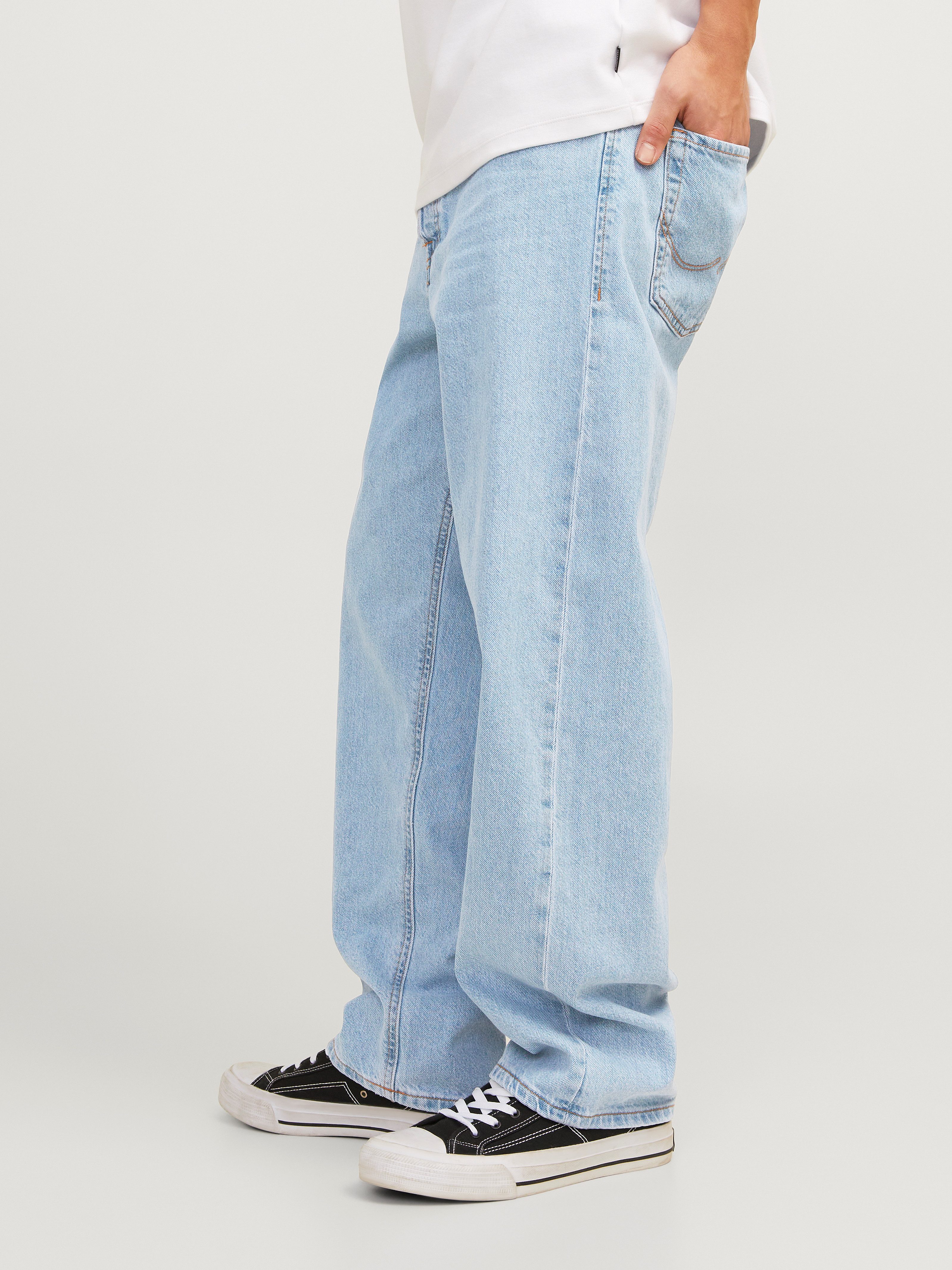 Jack & Jones Relax-fit-Jeans "JJIEDDIE mit hoher Taille und lockerer Passfo günstig online kaufen