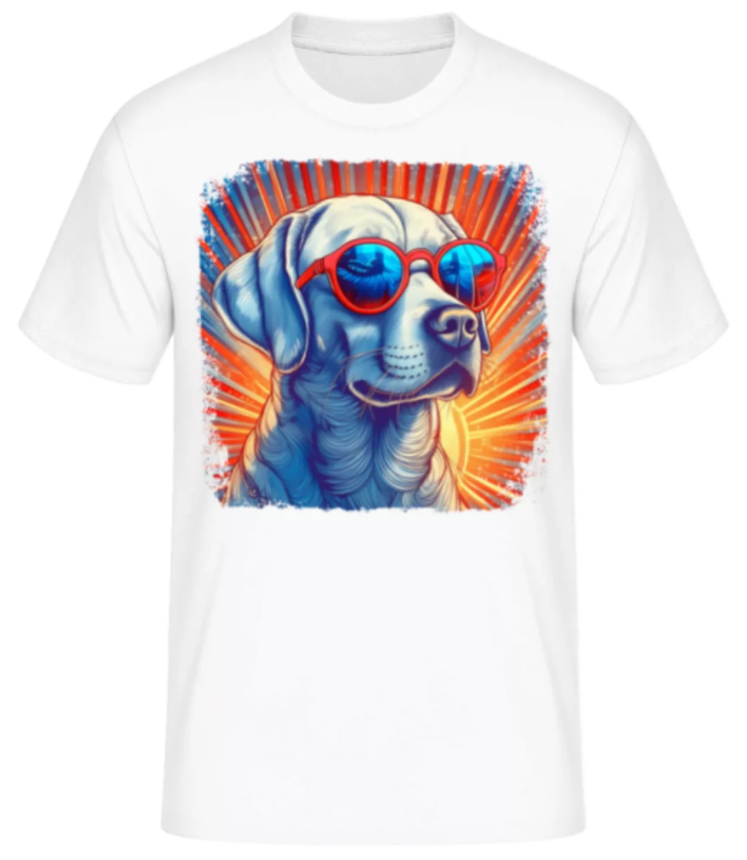 Labrador Hippie Look · Männer Basic T-Shirt günstig online kaufen