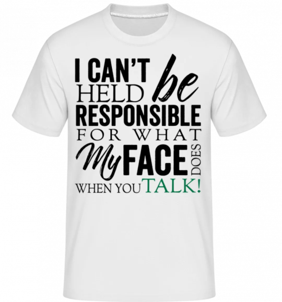 What My Face Does · Shirtinator Männer T-Shirt günstig online kaufen