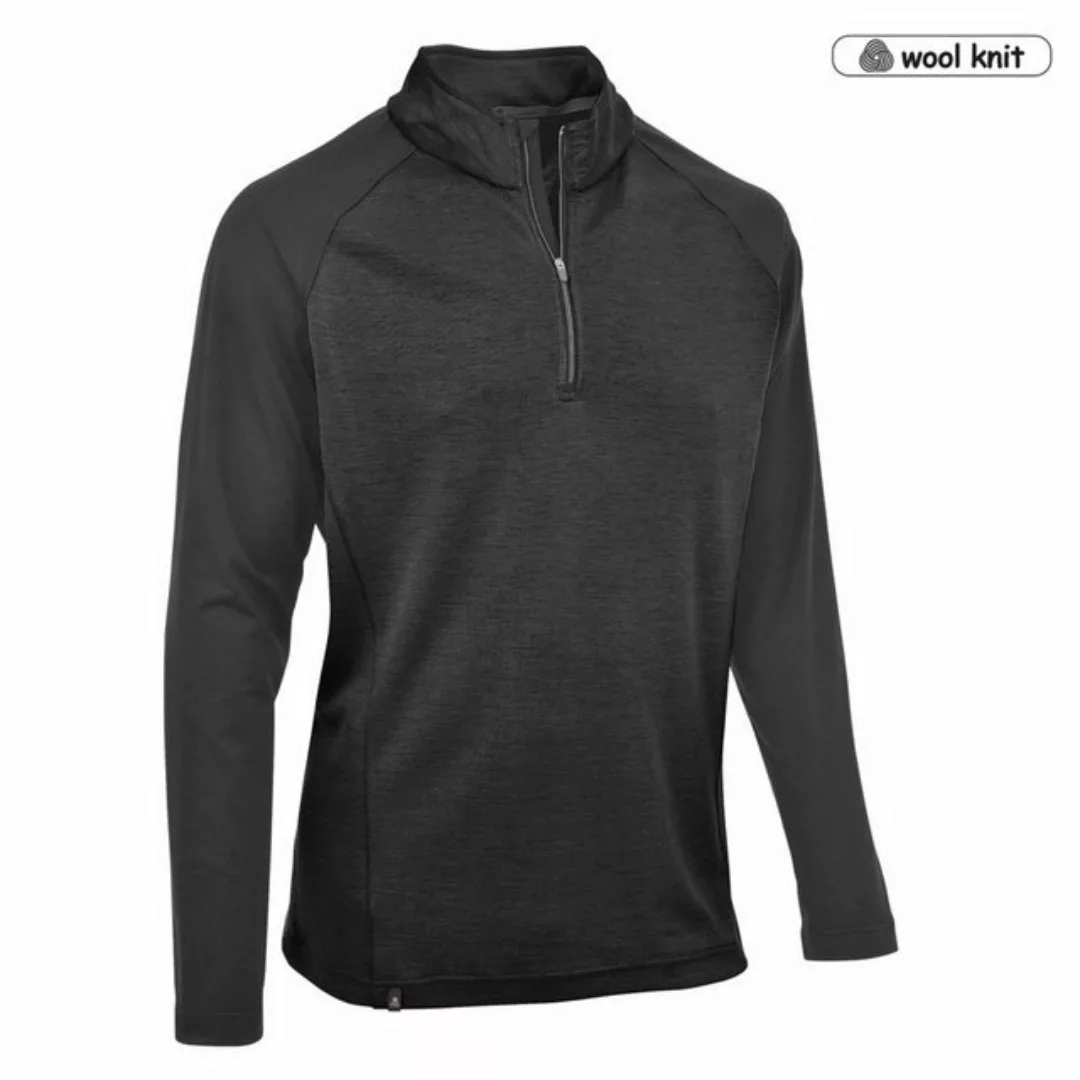 Maul Langarmshirt Maul - Schafjöchl Merino Herren Half Zip Wollshirt mit la günstig online kaufen