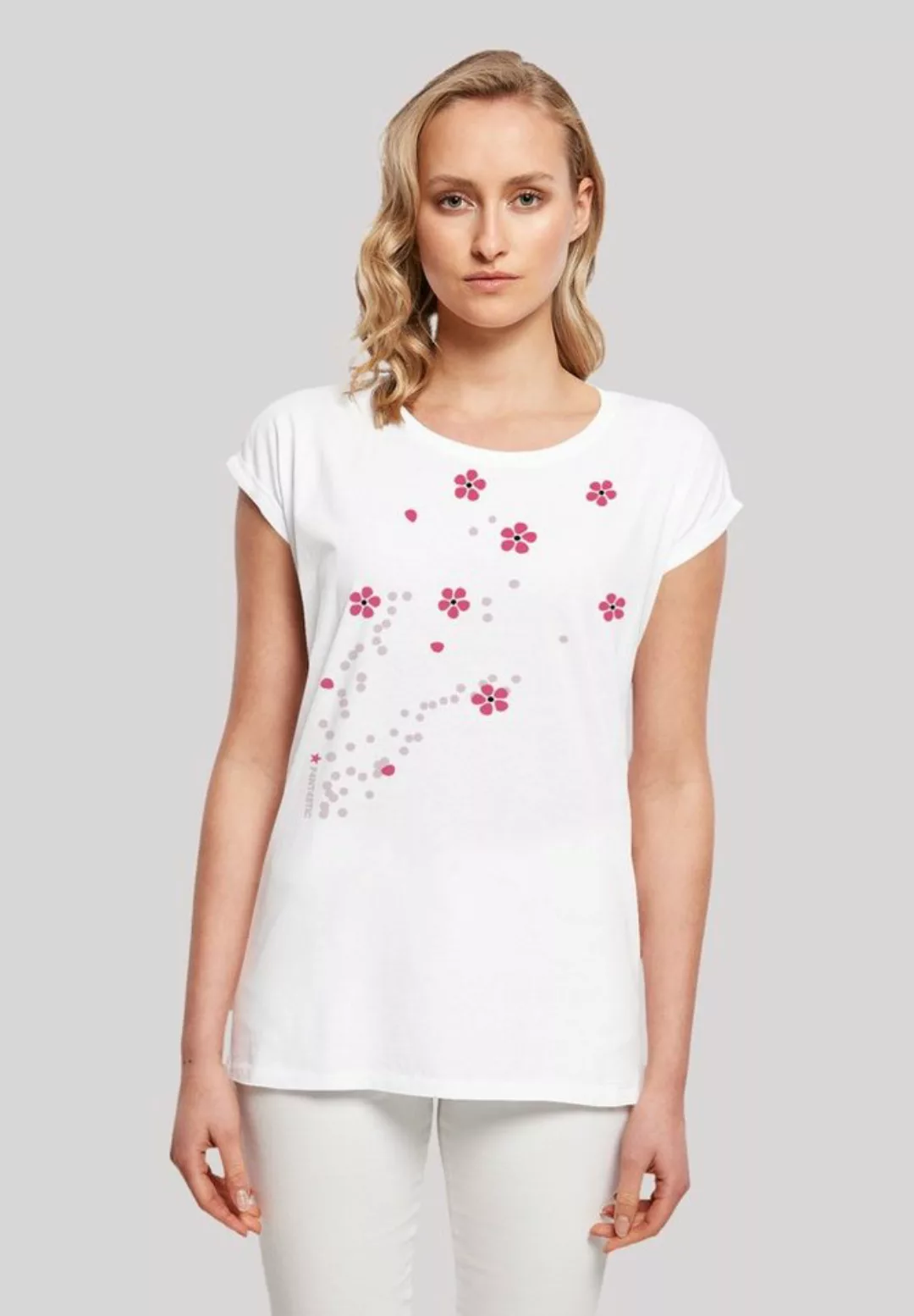 F4NT4STIC T-Shirt "Blumen Ranke", Print günstig online kaufen