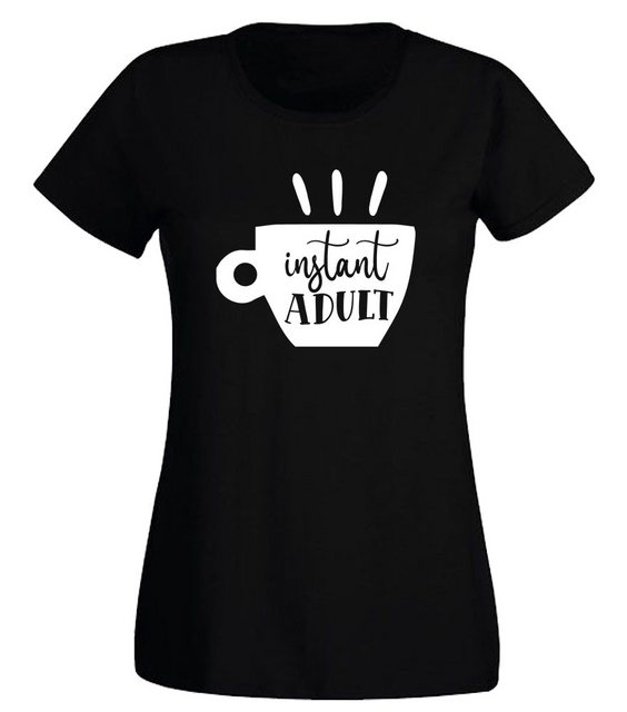 G-graphics T-Shirt Damen T-Shirt - Instant adult Slim-fit-Shirt, mit Frontp günstig online kaufen