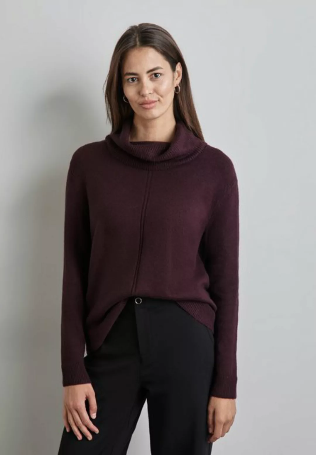 STREET ONE Rollkragenpullover im soften Baumwoll-Mix günstig online kaufen