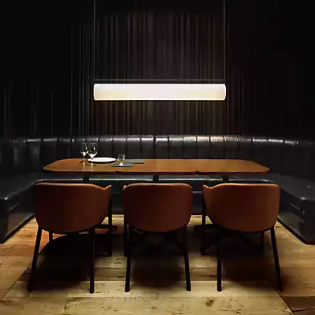 Vibia Kontur Pendelleuchte LED ø15 cm, schwarz - 122 cm günstig online kaufen