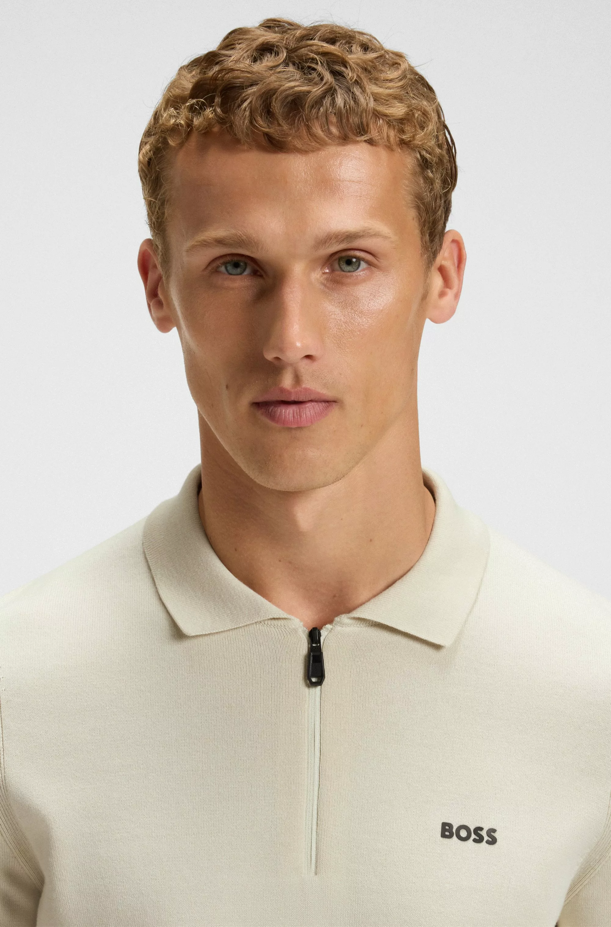 BOSS GREEN Strickpullover "KN Ever-X PL", mit Reißverschluss, regular fit, günstig online kaufen