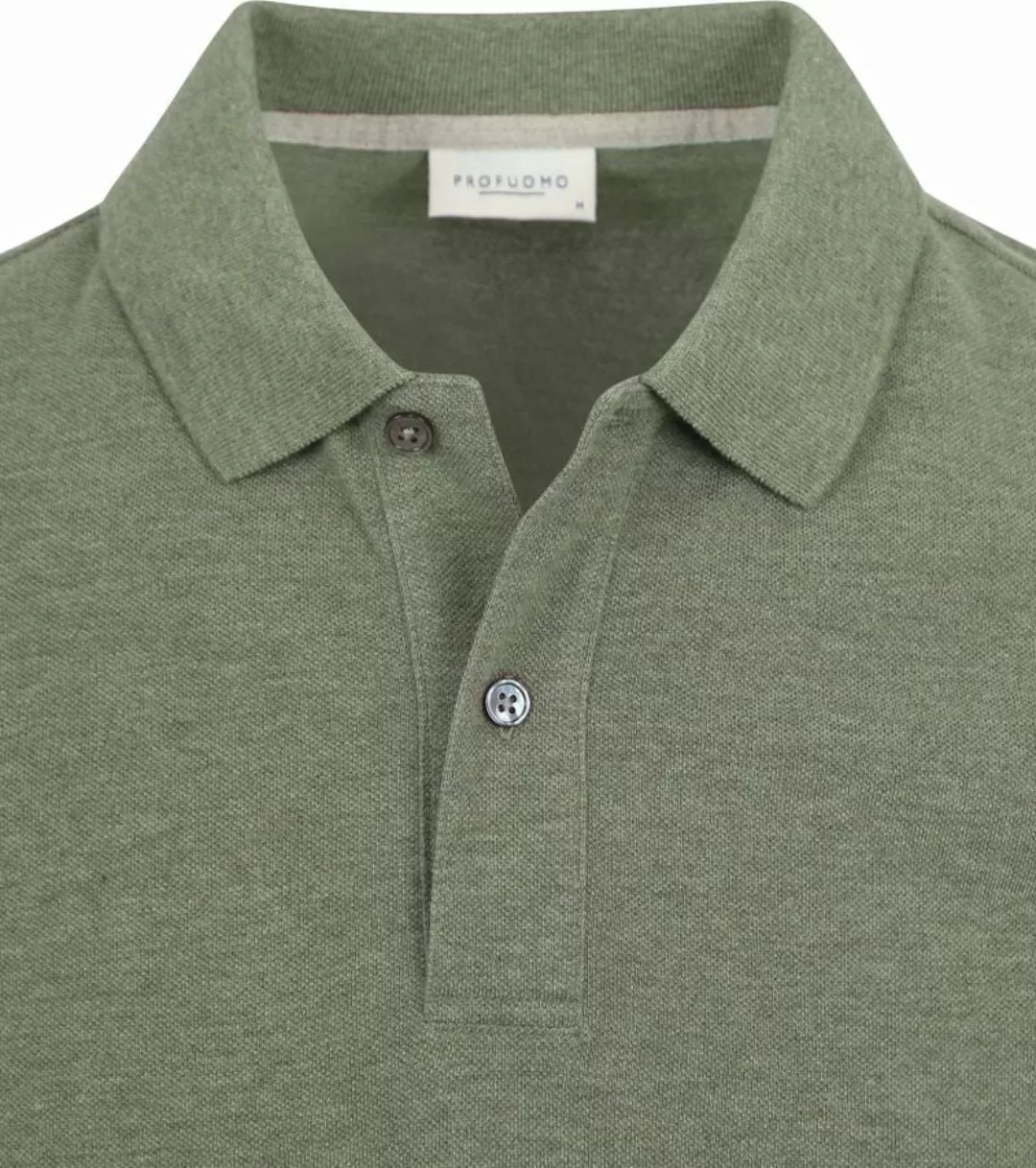 Profuomo Piqué Poloshirt Grün - Größe S günstig online kaufen