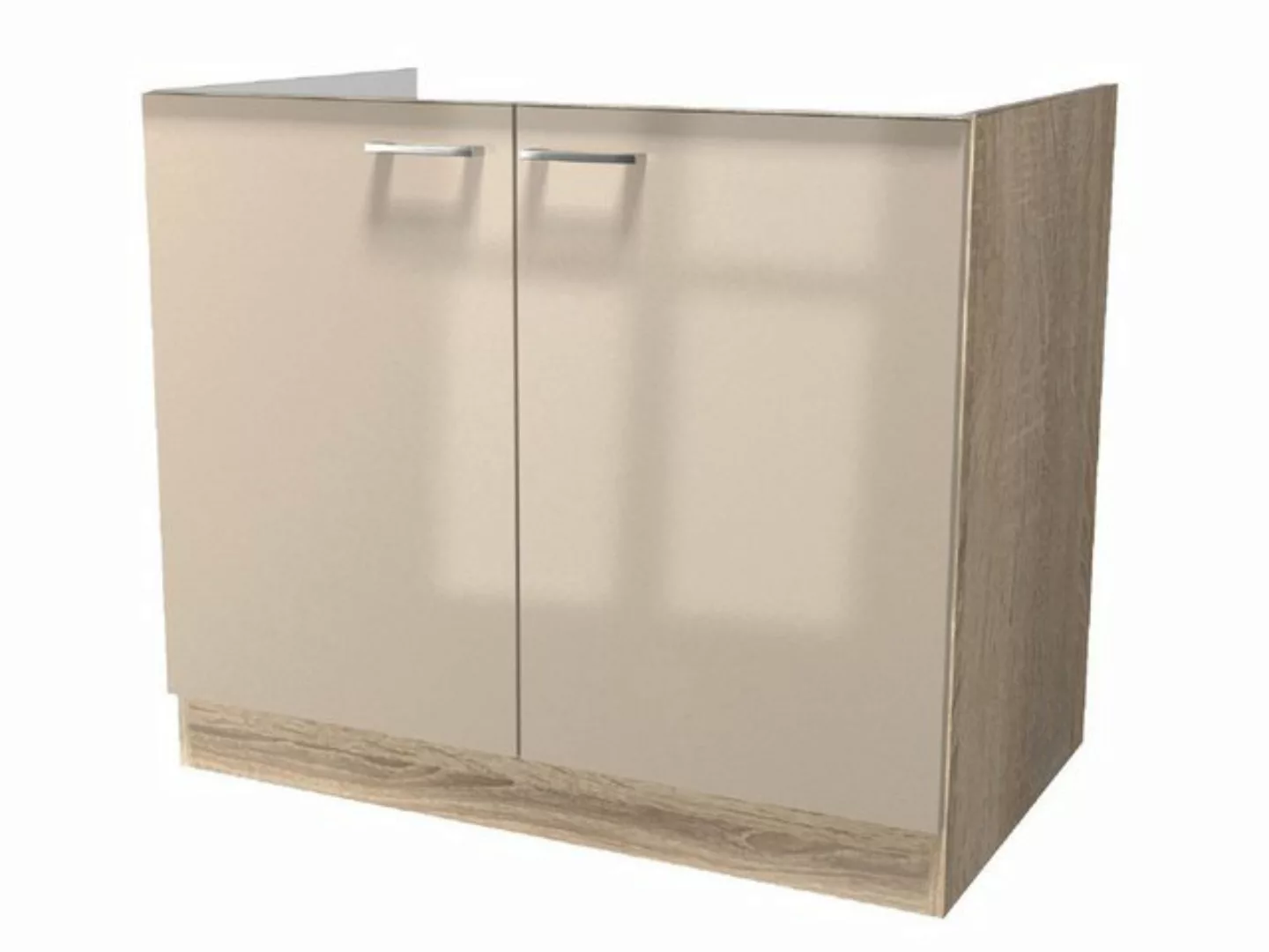 Flex-Well Spülenunterschrank Spülenunterschrank ohne AP - 100 cm - Kaschmir günstig online kaufen