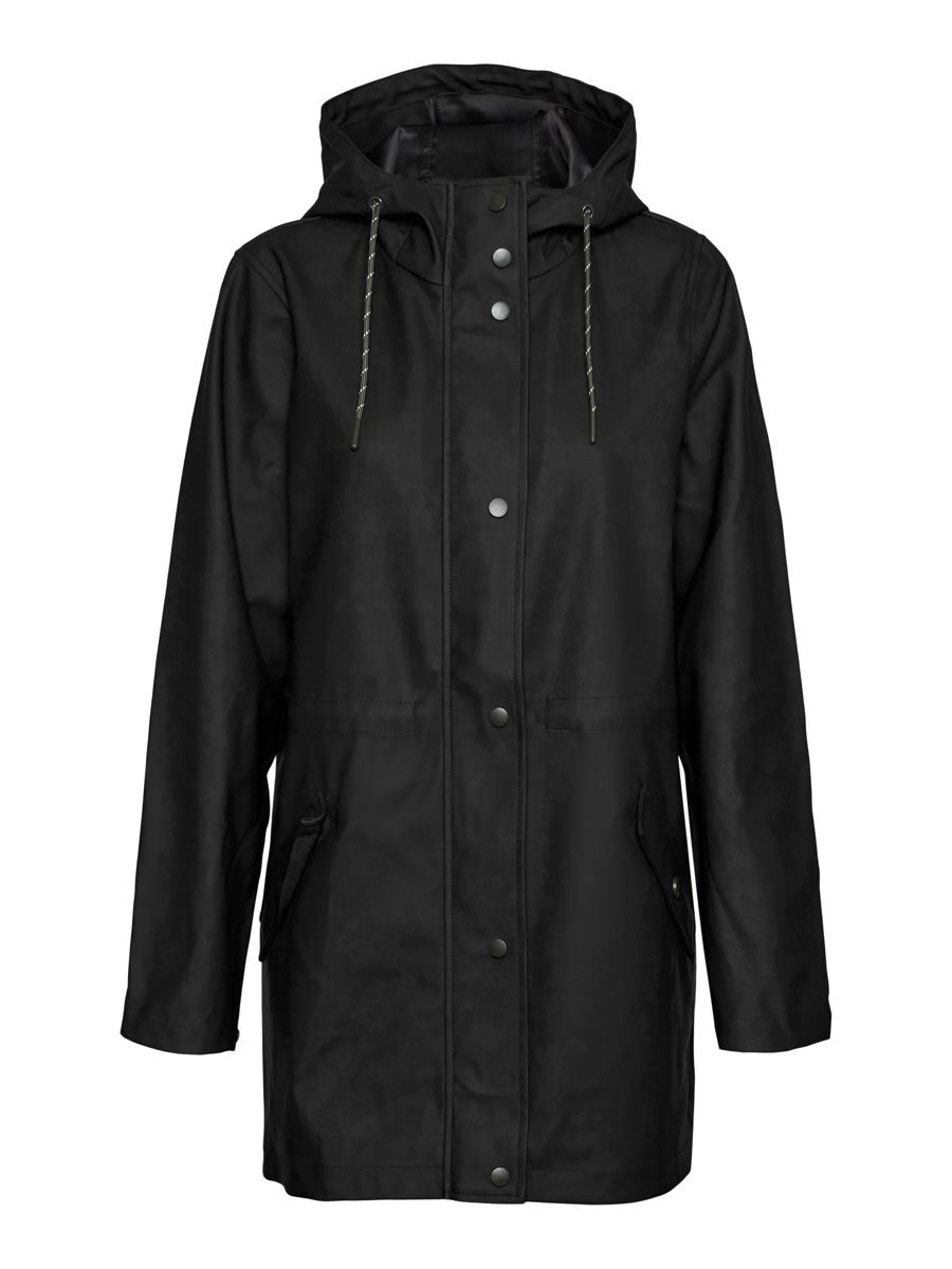 VERO MODA Beschichtete Jacke Damen Schwarz günstig online kaufen