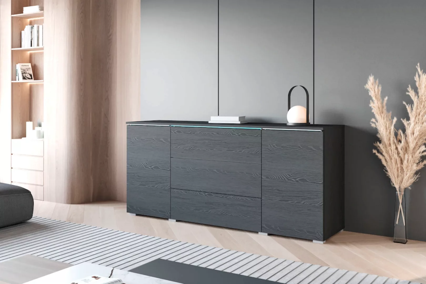 INOSIGN Sideboard "VERA", moderne grifflose Kommode Breite 150 cm, Einlegeb günstig online kaufen