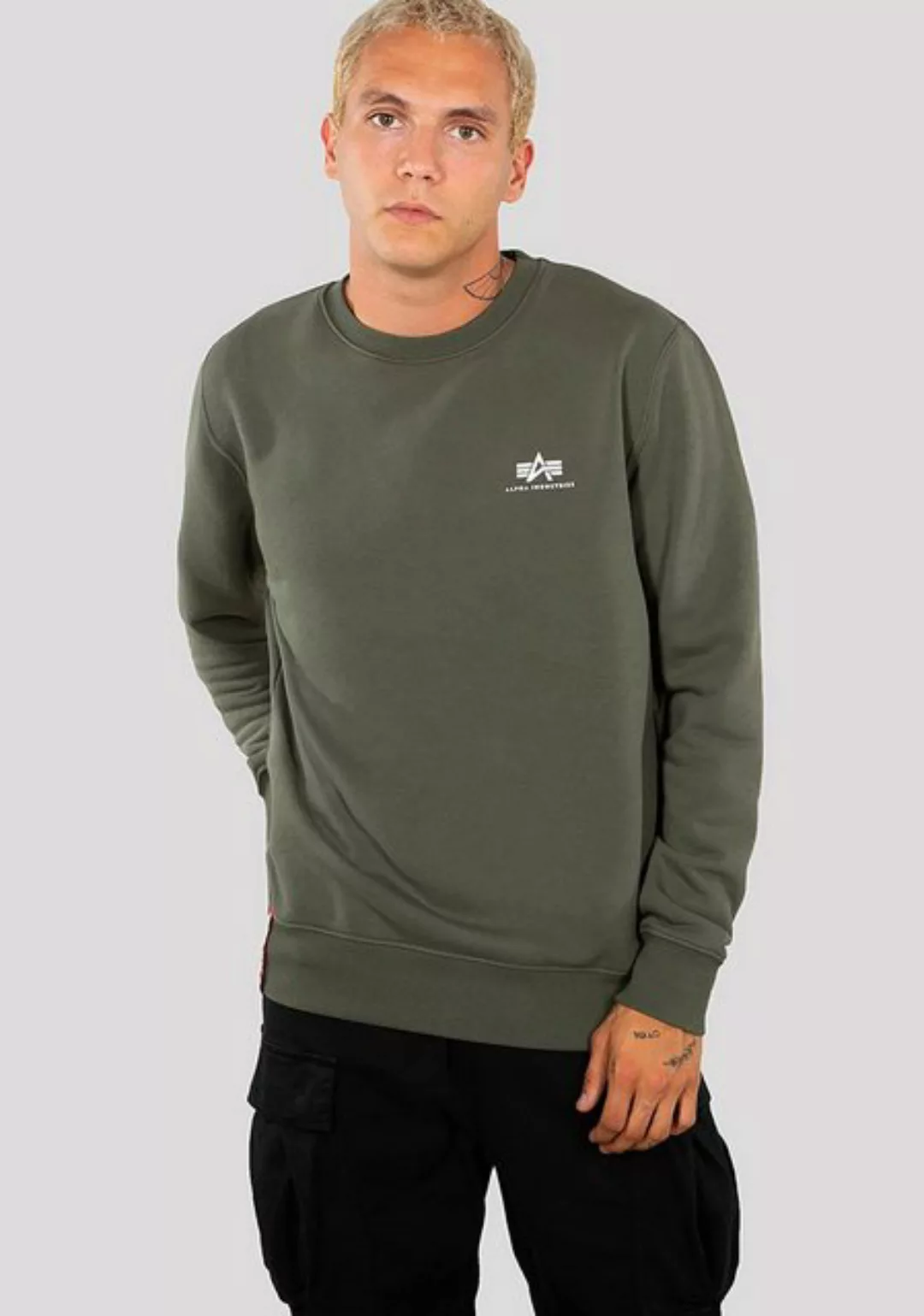 Alpha Industries Sweatshirt "Basic Sweater small Logo" günstig online kaufen