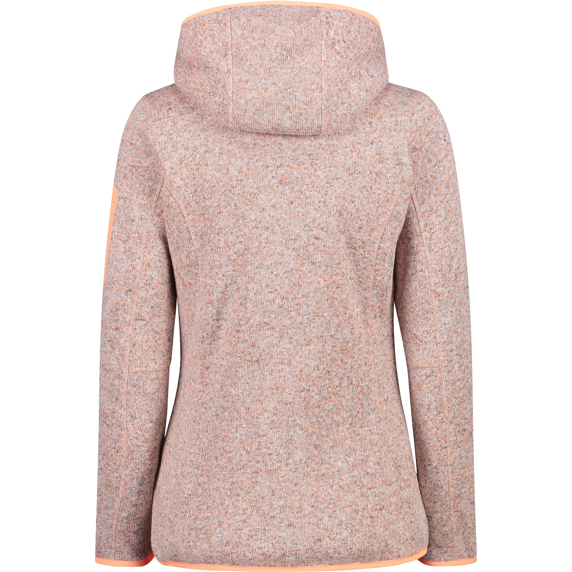CMP Strickfleecejacke "KNITTED MELANGE HOODY WOMAN HOODY", (1 St.), mit Kap günstig online kaufen