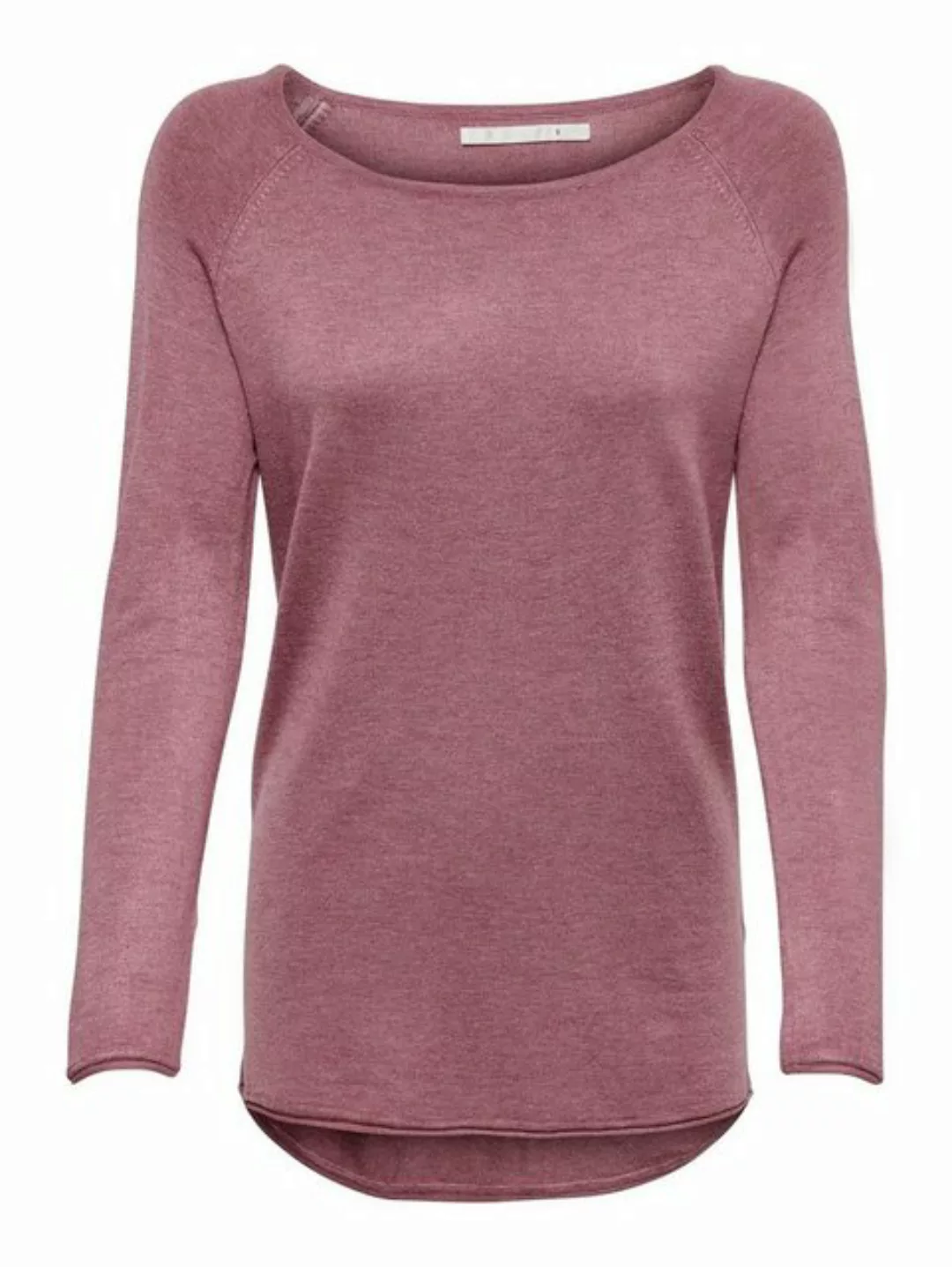 Only Mila Lacy Knit Detail Melange Pullover S Mesa Rose / Melange günstig online kaufen
