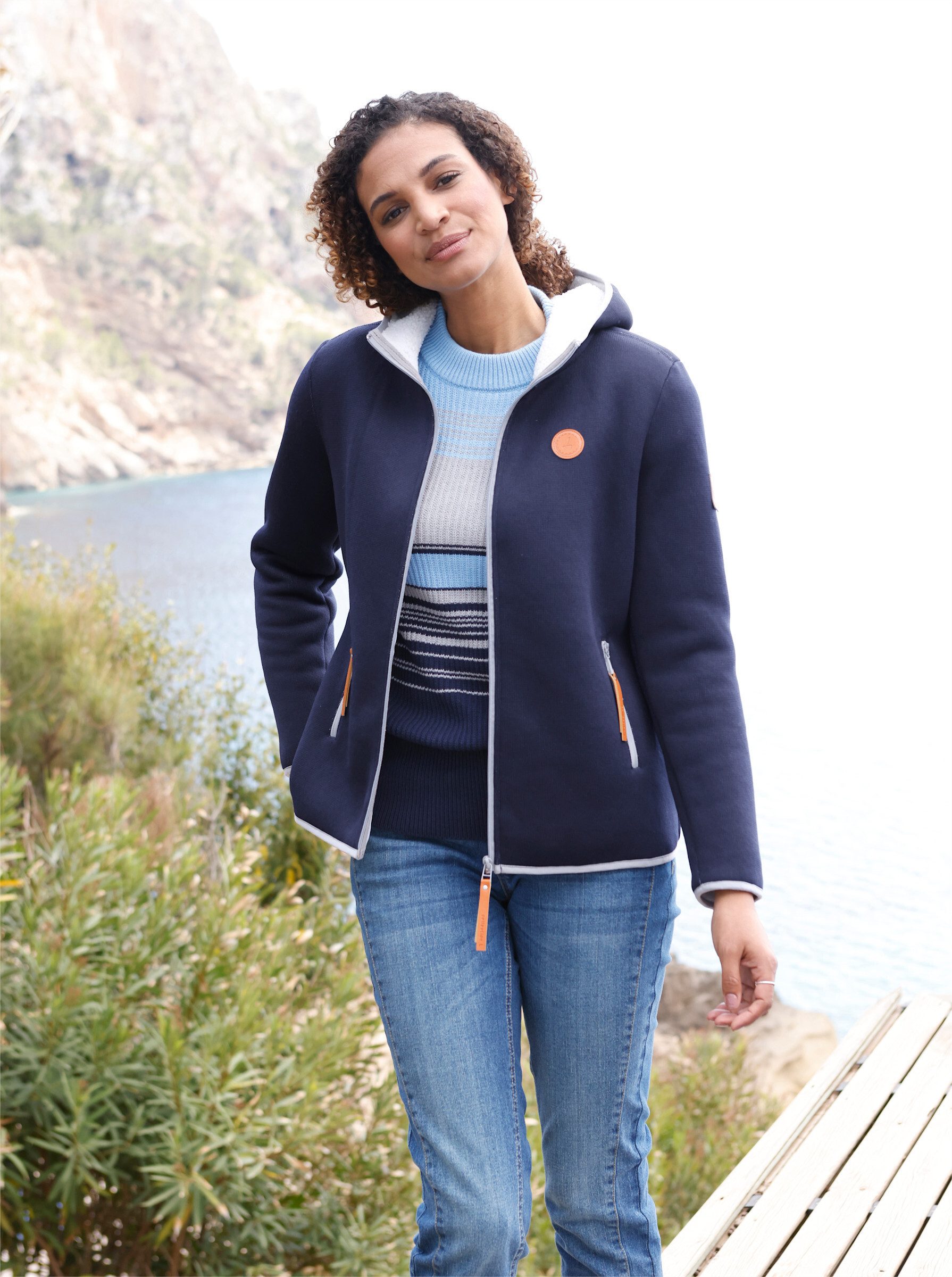 Witt Fleecejacke Strickfleece-Jacke günstig online kaufen