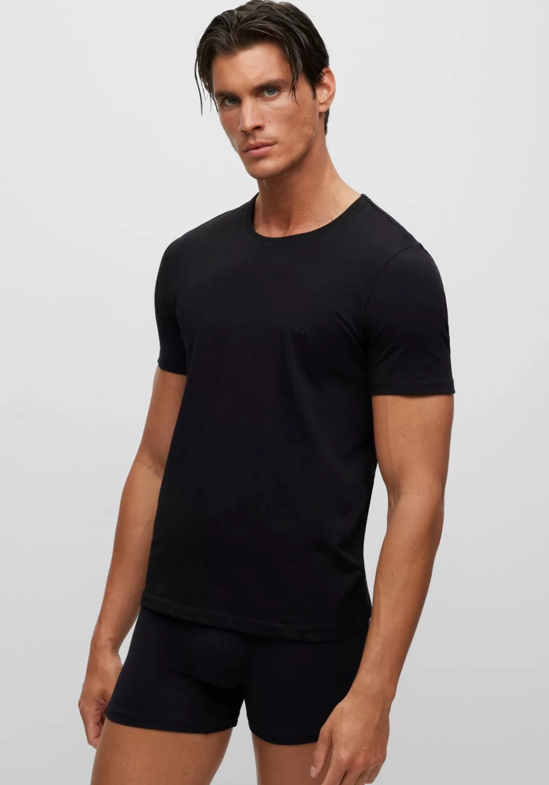 BOSS T-Shirt "T-Shirt Rundhals", (3er-Pack) günstig online kaufen