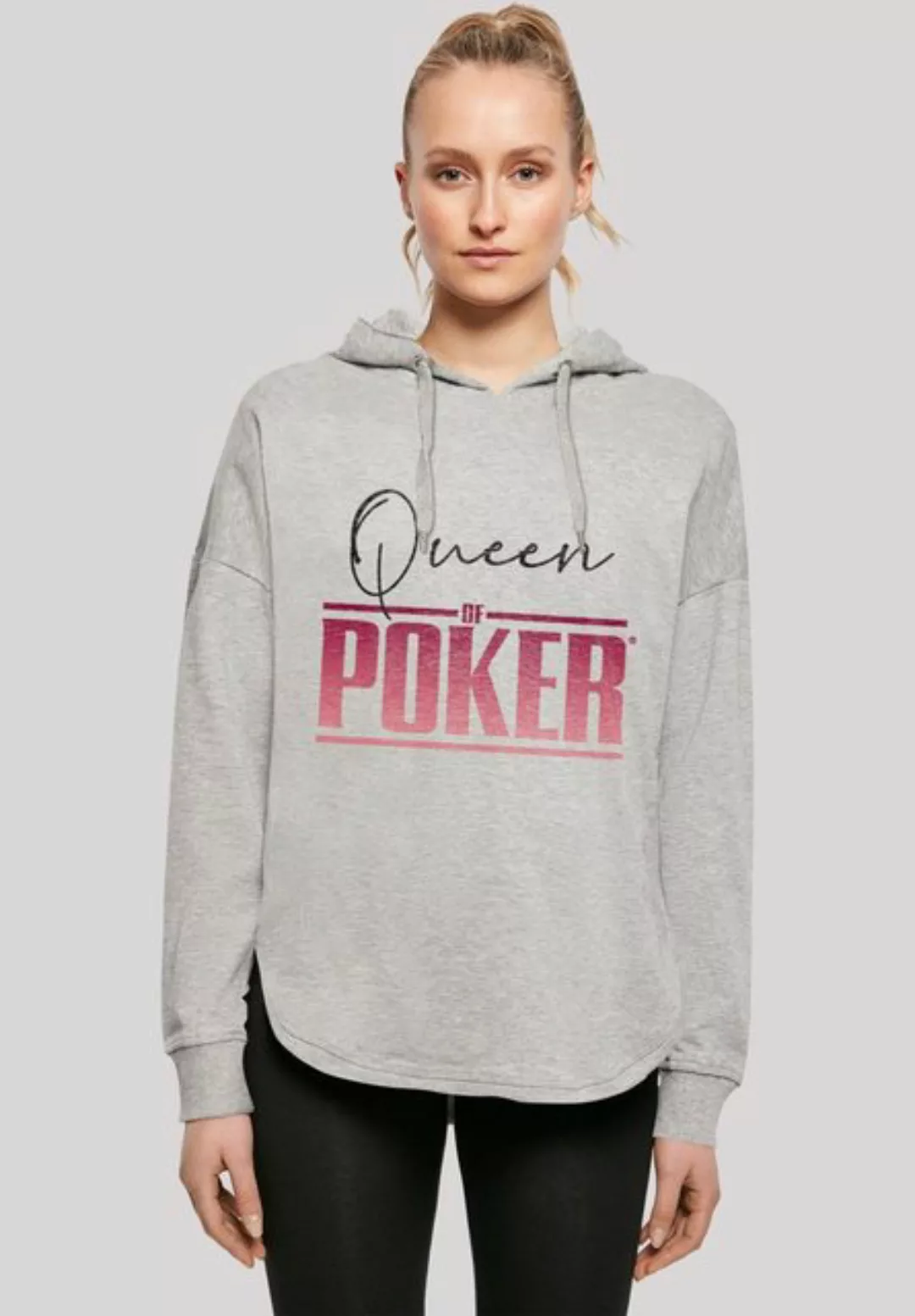 F4NT4STIC Kapuzenpullover Queen of Poker Print günstig online kaufen