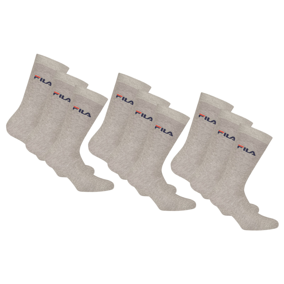FILA Unisex Socken, 9 Paar - Strümpfe, Street, Sport, Socks Set, Logo (3x 3 günstig online kaufen