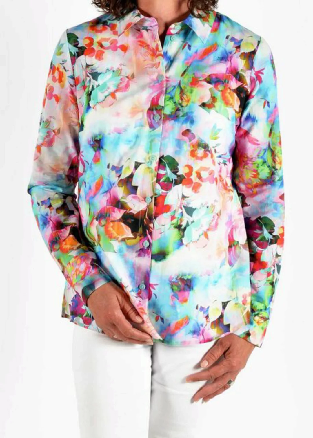 Clarina Blusenshirt Bluse, Alloverprint, 1/1-Arm günstig online kaufen