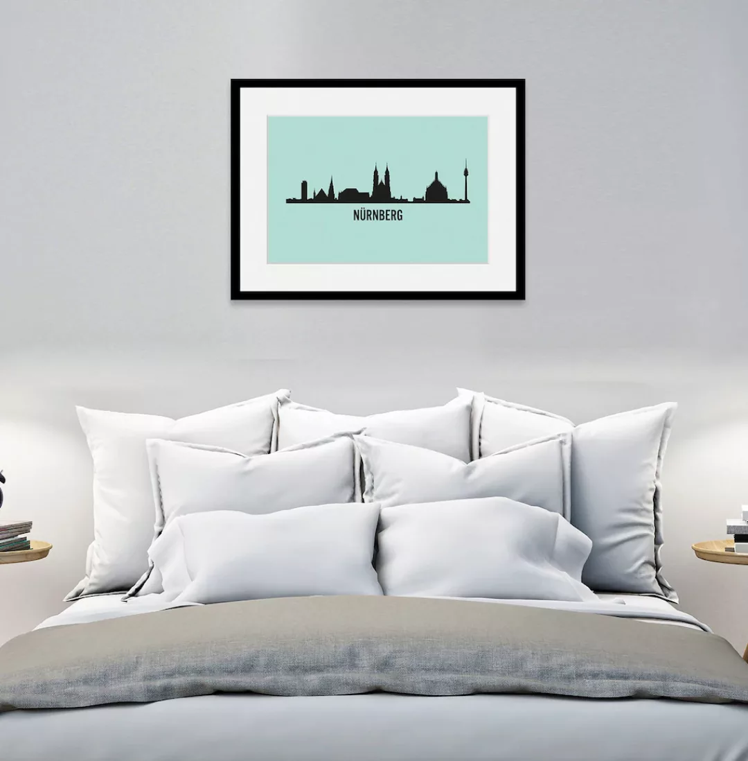 queence Bild "Nürnberg Skyline", Städte, (1 St.) günstig online kaufen