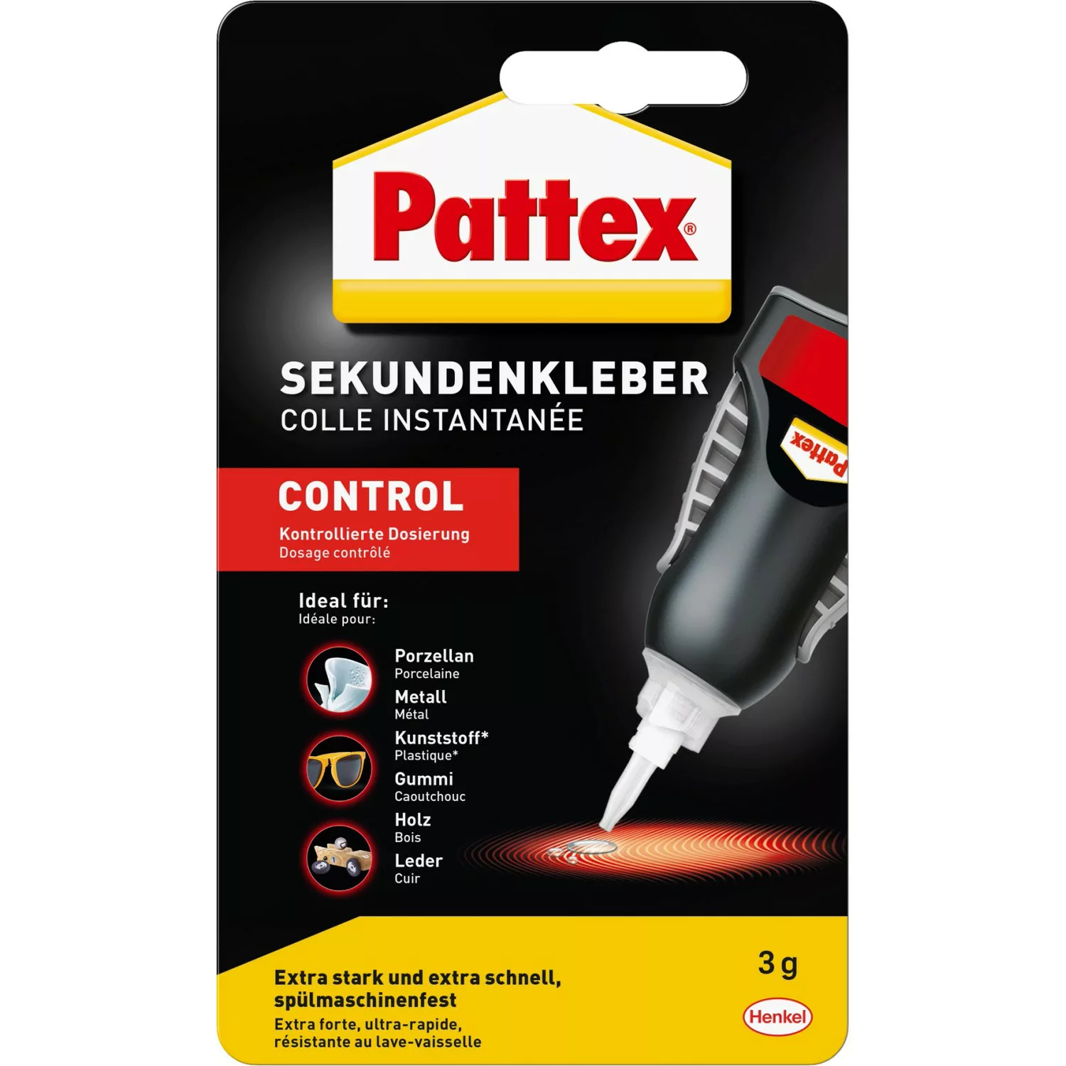 Pattex Flüssigkleber Sekundenkleber Flüssig Matic Farblos 3g günstig online kaufen