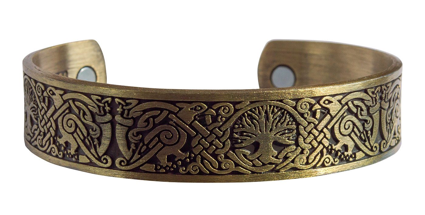Saraswati Edelstahlarmband Magnet-Armband "Baum des Lebens" günstig online kaufen