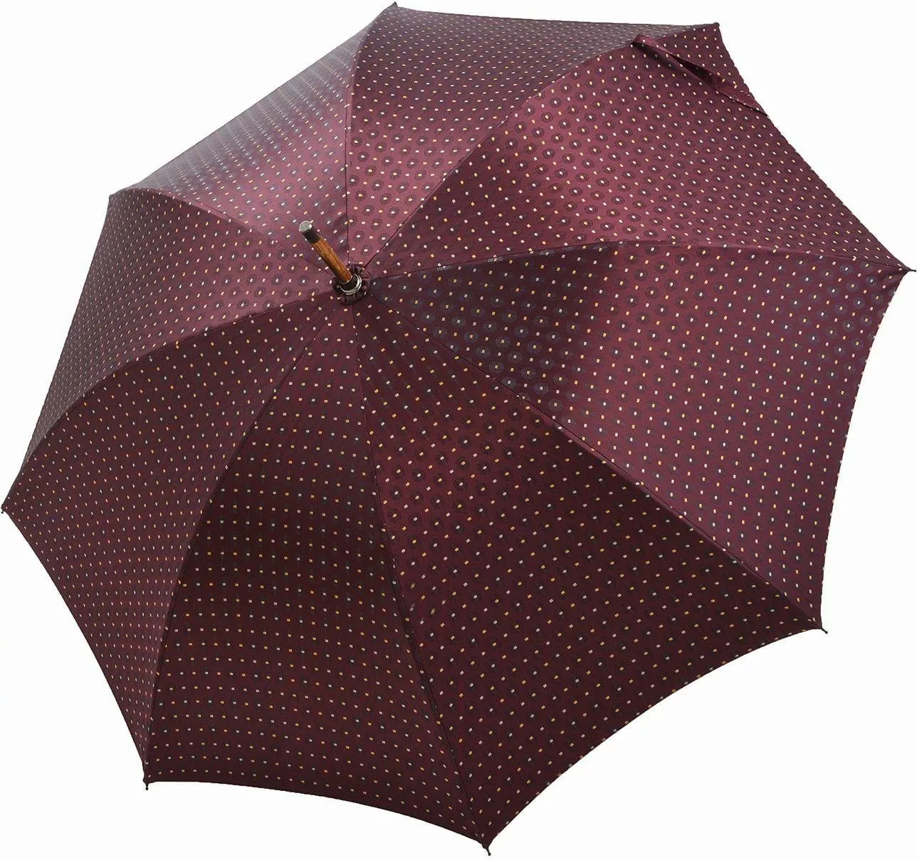 doppler MANUFAKTUR Stockregenschirm "Cottage, kastanie bordeaux" günstig online kaufen