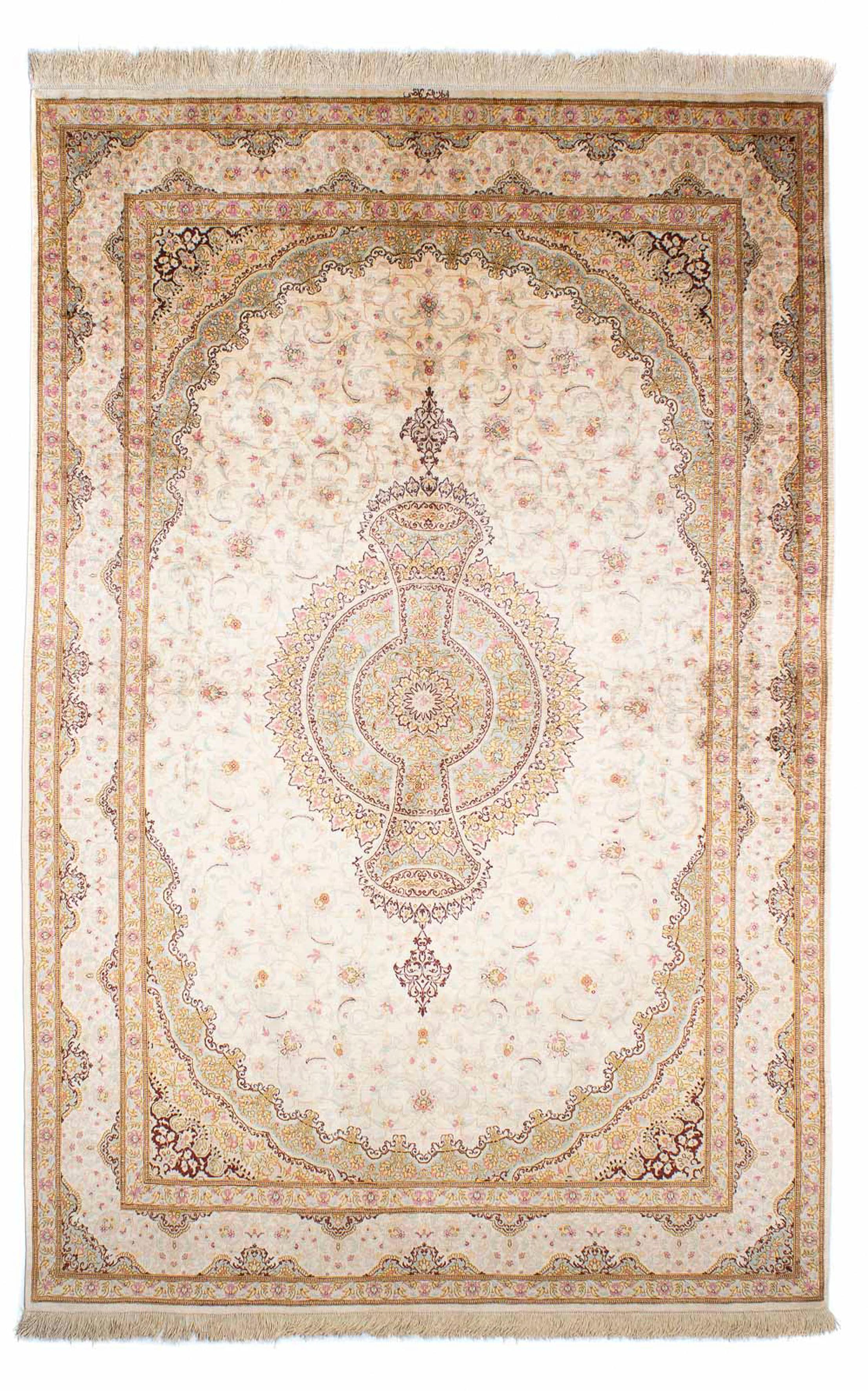 morgenland Orientteppich »Perser - Ghom - 235 x 157 cm - beige«, rechteckig günstig online kaufen