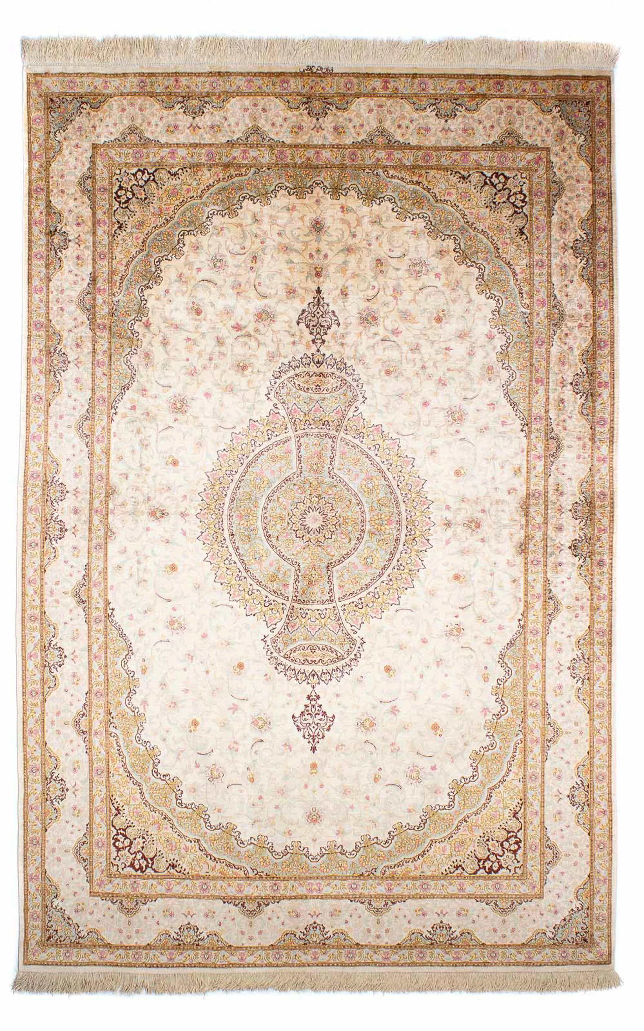 morgenland Orientteppich »Perser - Ghom - 235 x 157 cm - beige«, rechteckig günstig online kaufen