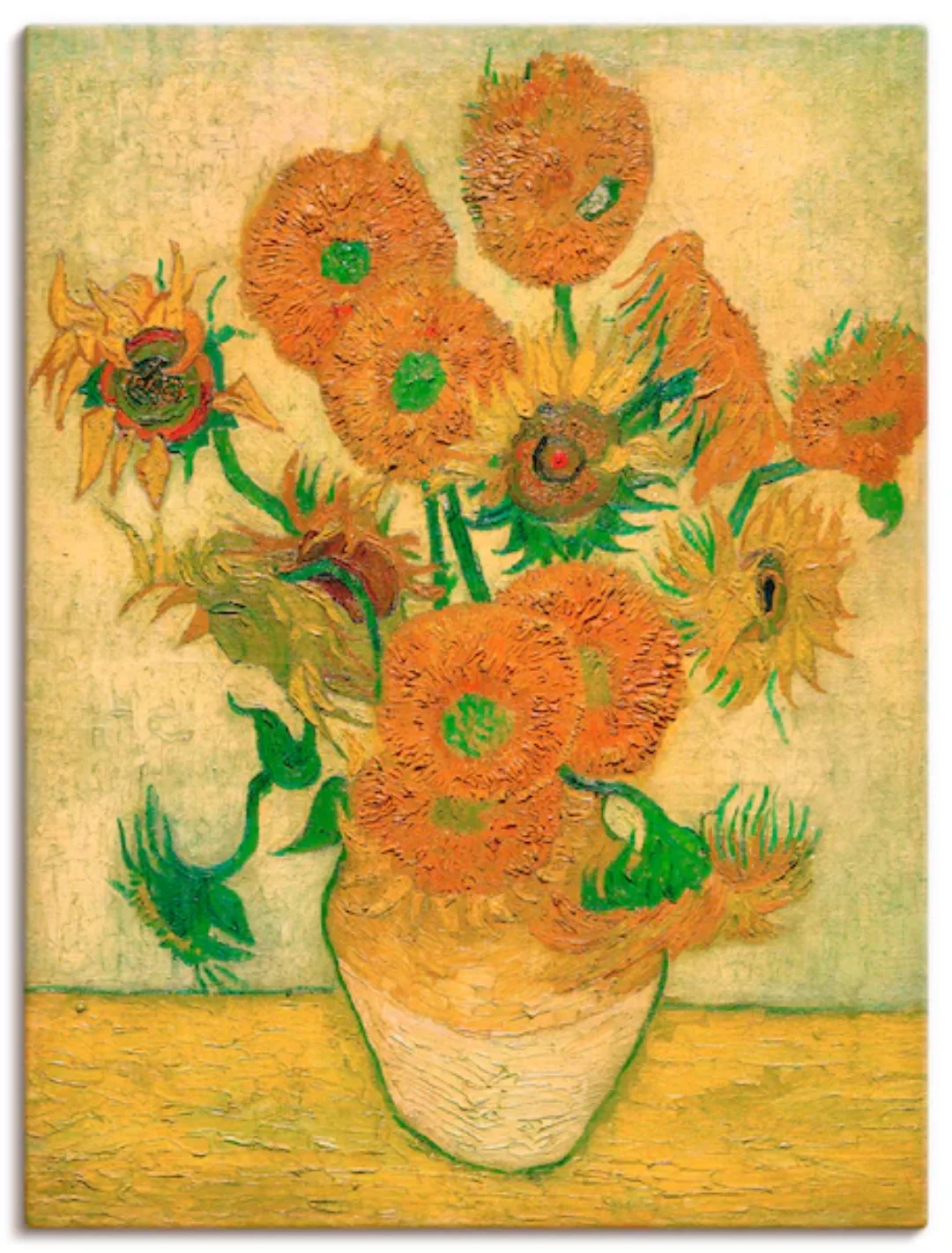 Artland Leinwandbild "Sonnenblumen", Blumen, (1 St.) günstig online kaufen