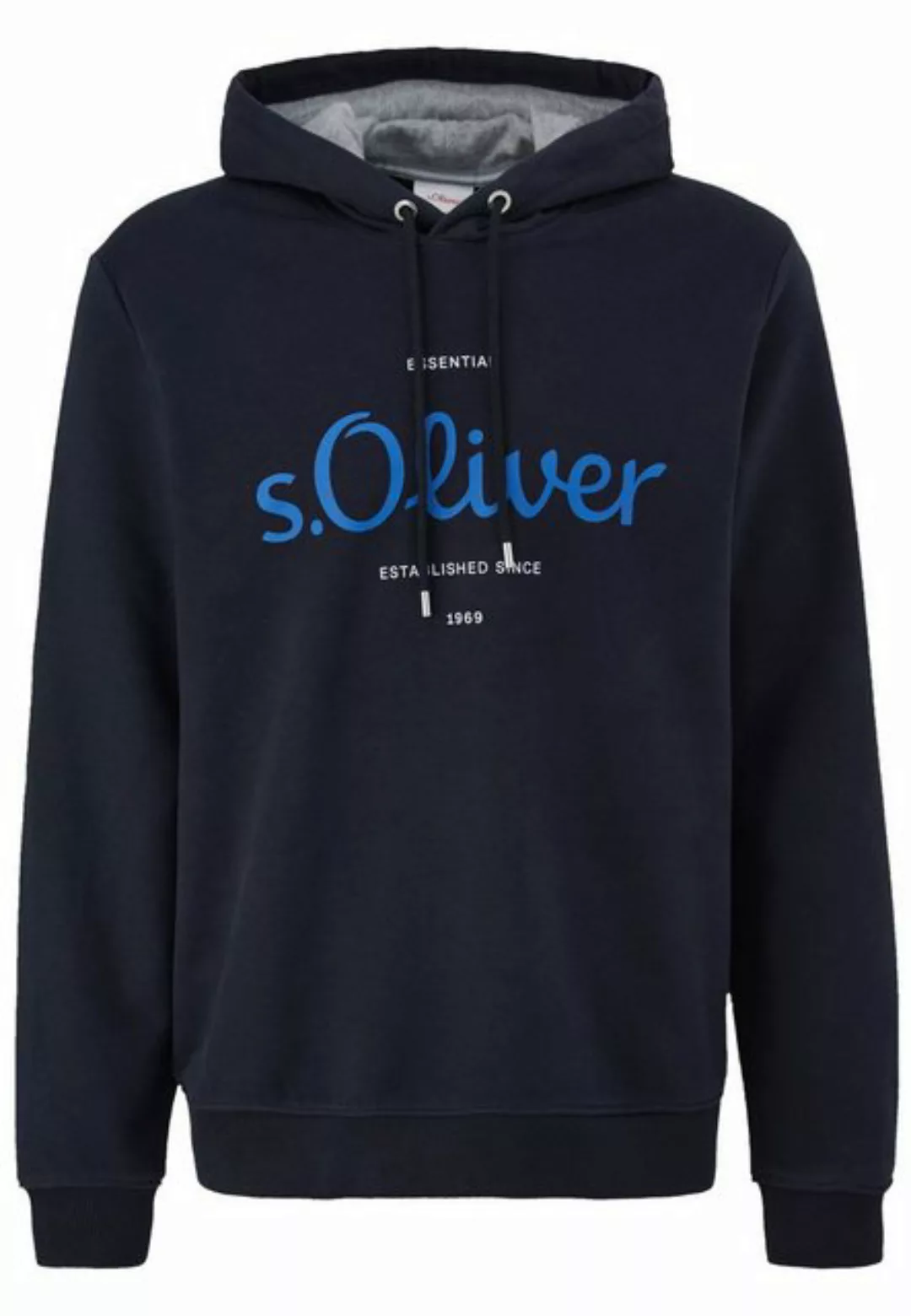 s.Oliver Hoodie Casual (1-tlg) Hoody mit Markenlogo-Druck, kuschelweich günstig online kaufen