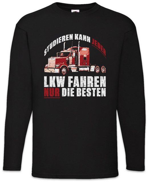 Urban Backwoods Langarmshirt Studieren Kann Jeder LKW Fahren Langarm T-Shir günstig online kaufen