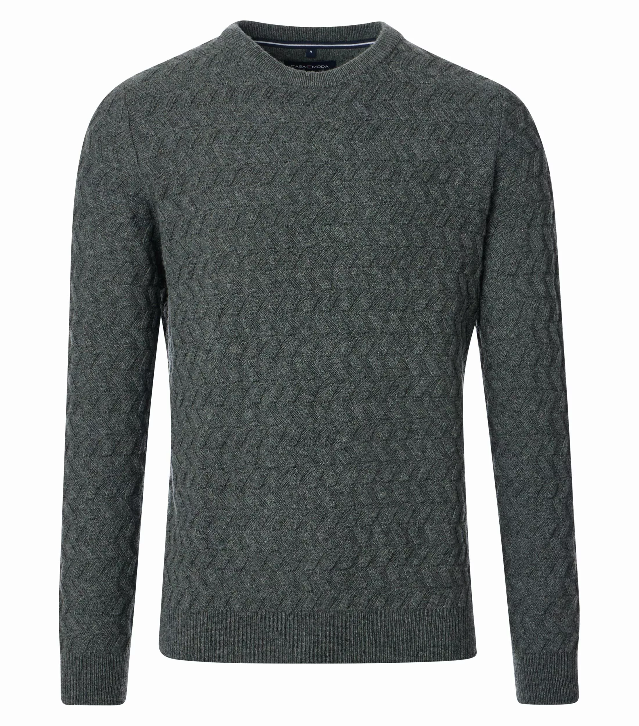 CASAMODA Strickpullover "CASAMODA Pullover uni" günstig online kaufen