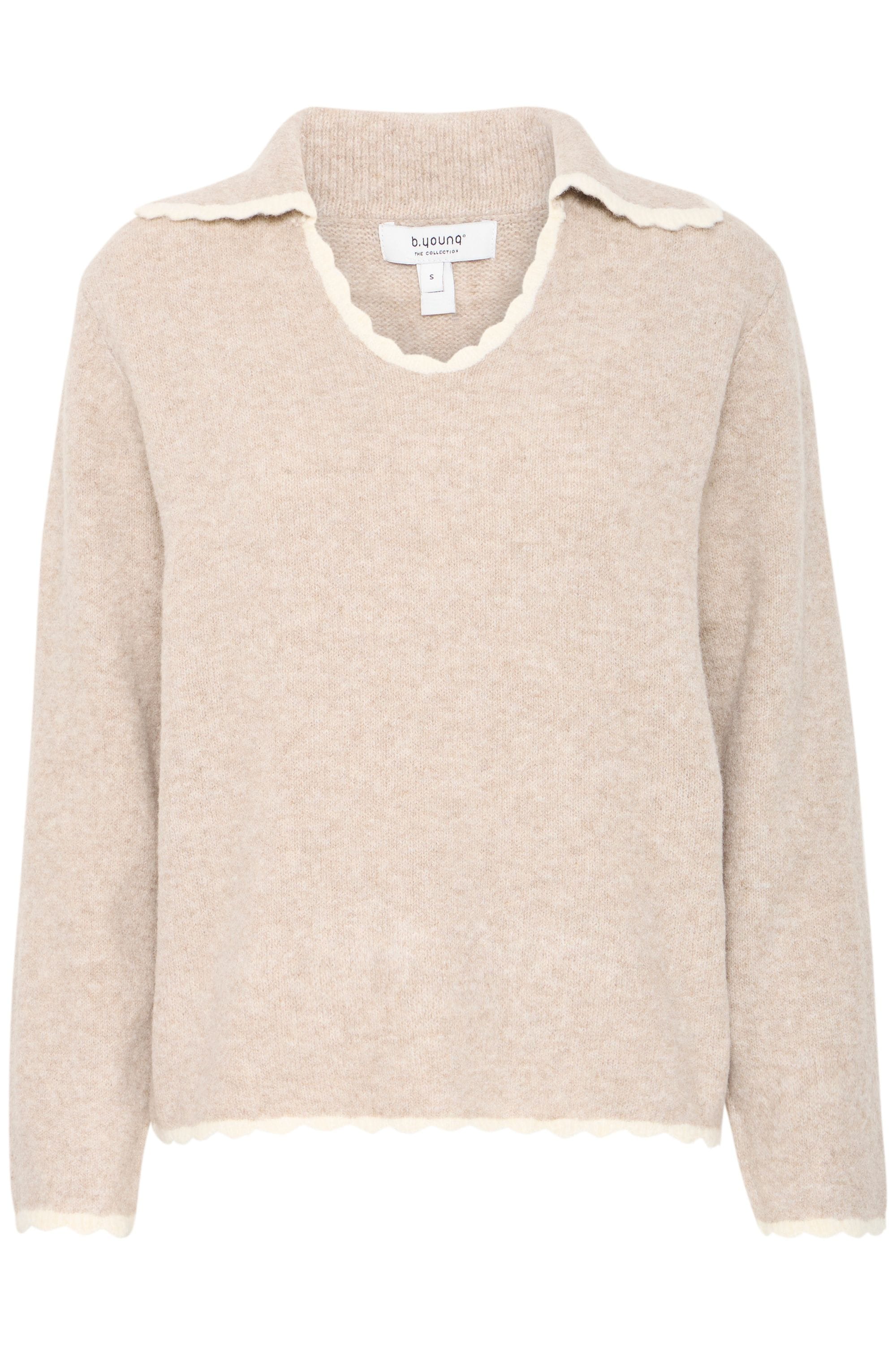 b.young Strickpullover "Strickpullover BYNINNA W. COLLAR -" günstig online kaufen