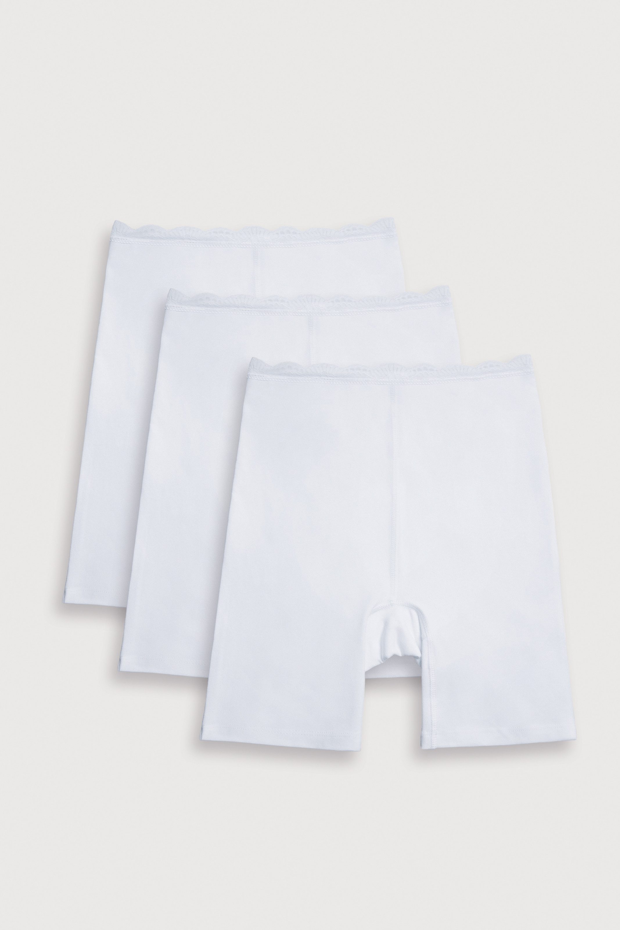 YSABEL MORA Lange Unterhose "BASIC COLLECTION COTTON WITH LACE", (3er Pack) günstig online kaufen
