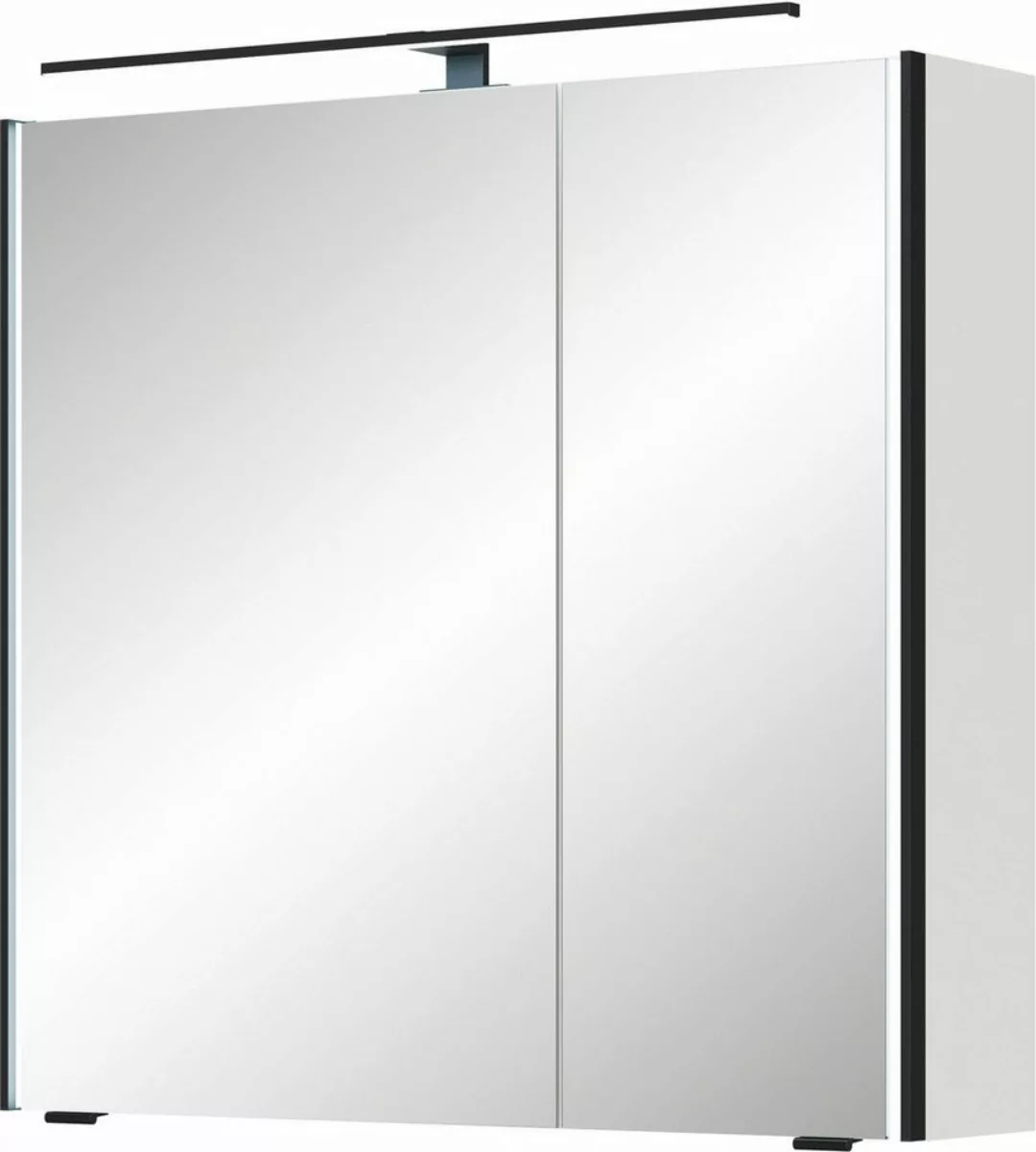 Saphir Spiegelschrank Serie 7045 Badezimmer-Spiegelschrank inkl. LED-Beleuc günstig online kaufen