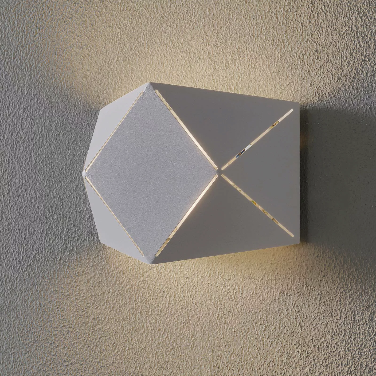LED-Wandlampe Zandor in Weiß, Breite 18 cm günstig online kaufen