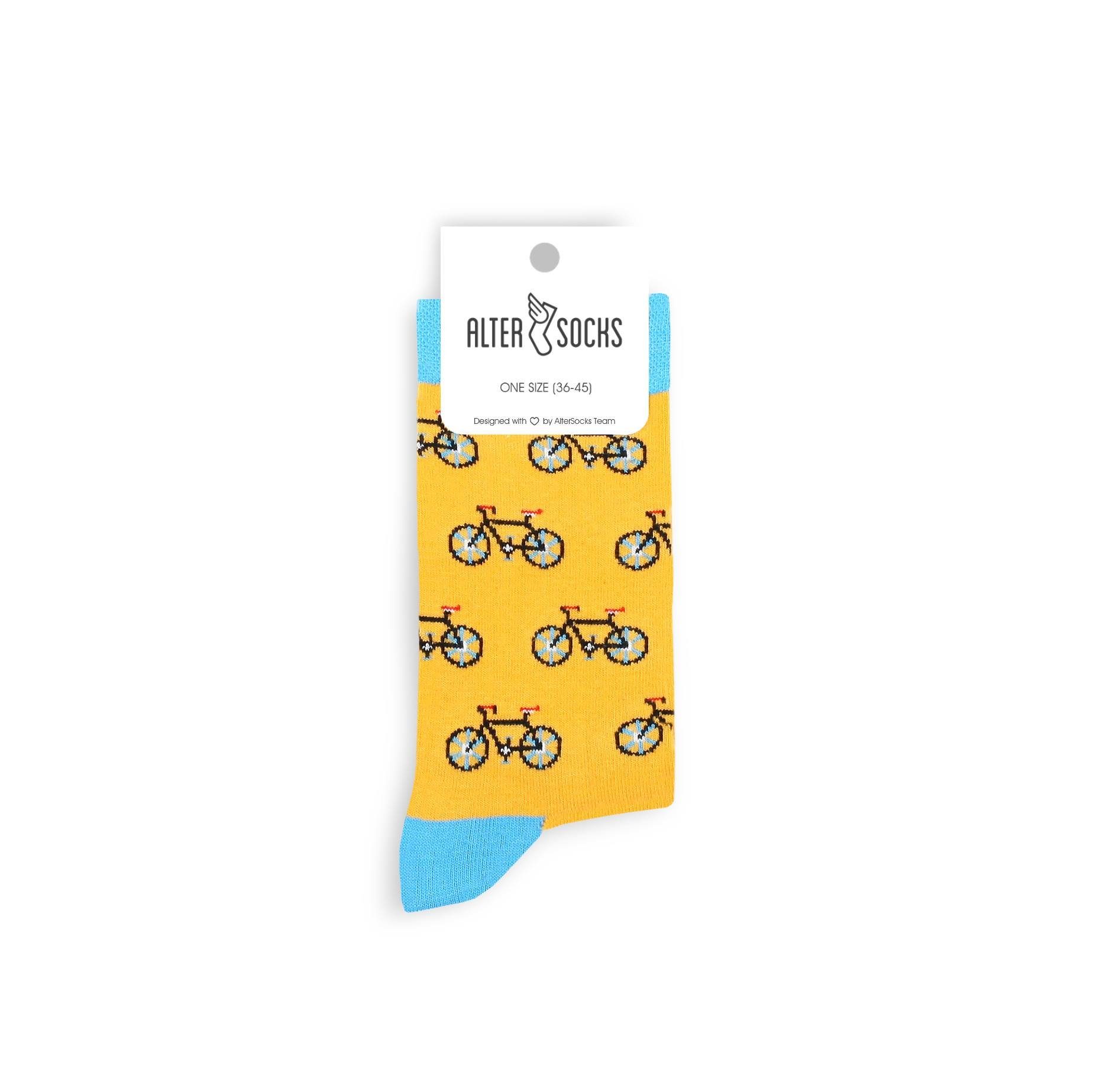 AlterSocks Freizeitsocken Lustige Socken Fahrrad Socken günstig online kaufen