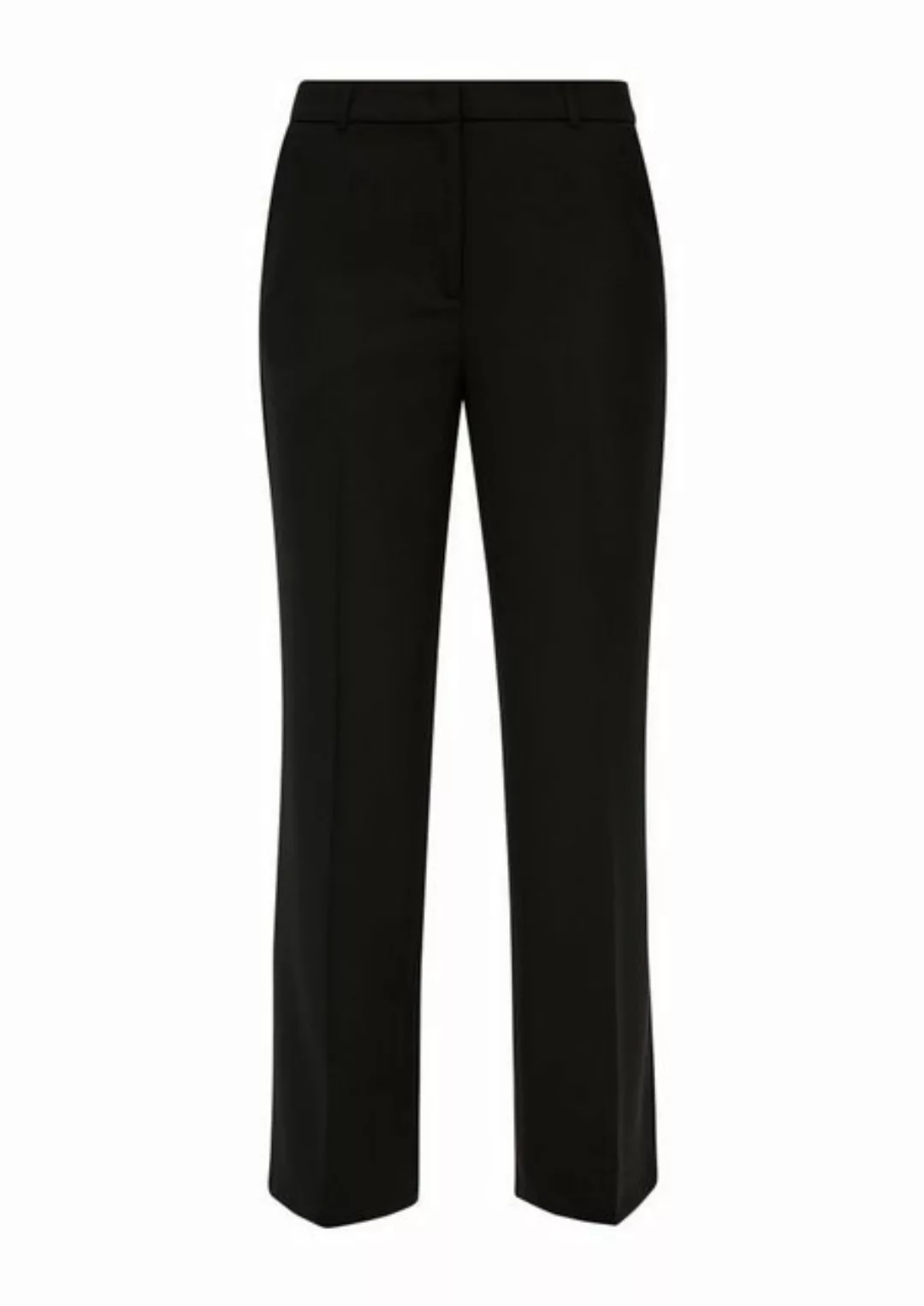 s.Oliver BLACK LABEL Stoffhose Regular: Wide Leg Hose aus Viskosemix günstig online kaufen