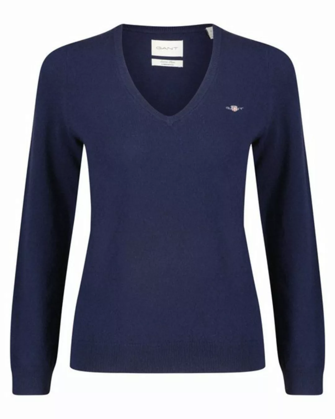 Gant V-Ausschnitt-Pullover EXTRAFINE LAMBSWOOL V-NECK günstig online kaufen