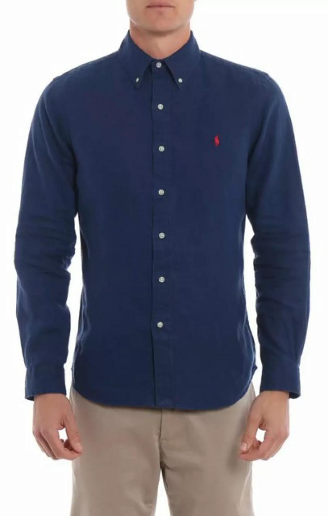 Polo Ralph Lauren Leinenhemd Slim Fit Schlanke Silhouette, ideal für einen günstig online kaufen