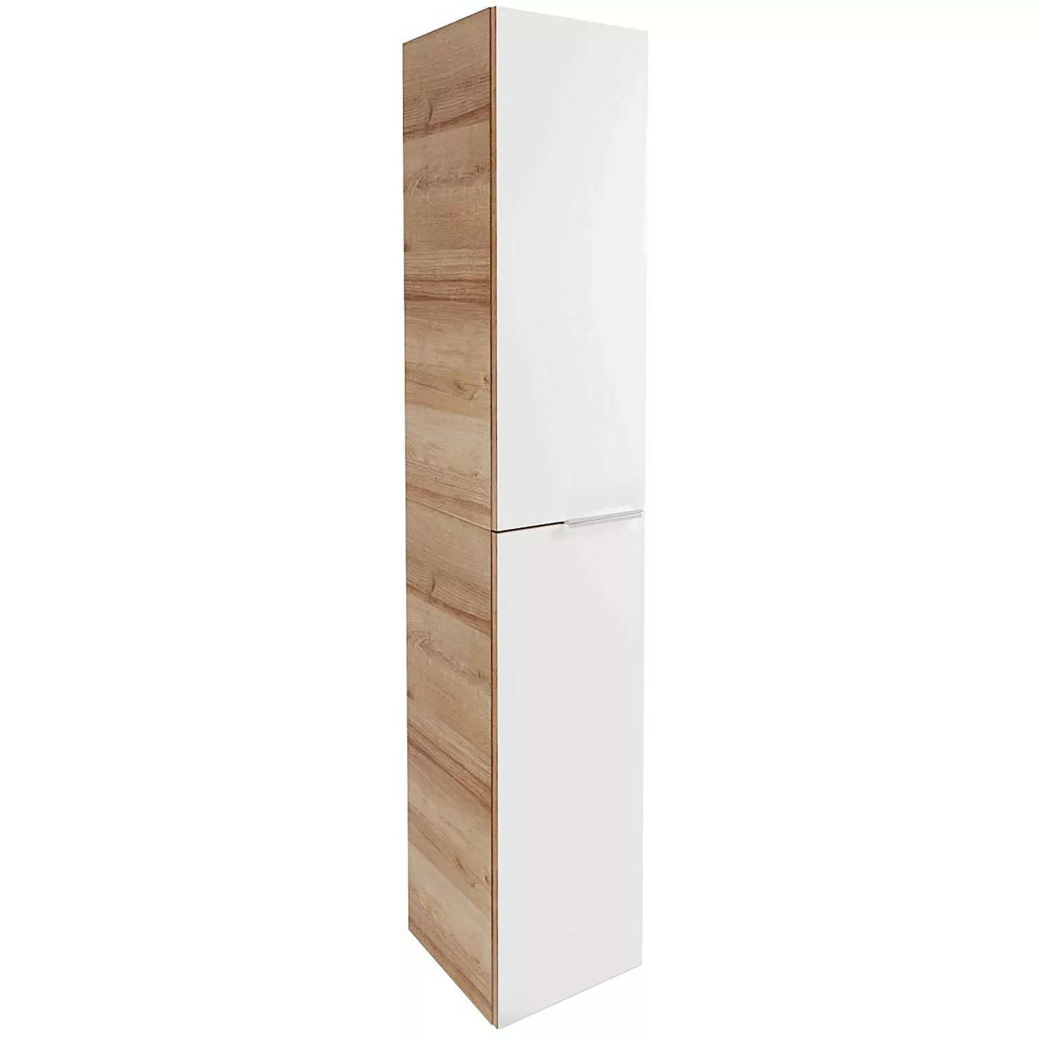 Fackelmann Hochschrank B.Brillant 30 cm Asteiche/Glas Anthrazit günstig online kaufen