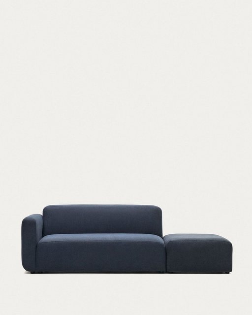 Natur24 Sofa 2-Sitzer-Sofa Neom 244 x 89 x 78 cm Blau Sitzgelegenheit Wohnz günstig online kaufen
