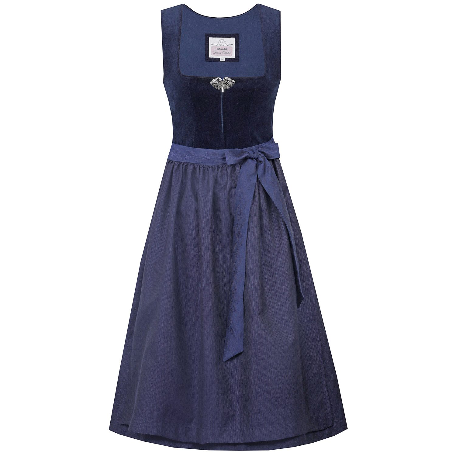 MarJo Dirndl 'Mönchsroth' 921265, Marine 65cm günstig online kaufen