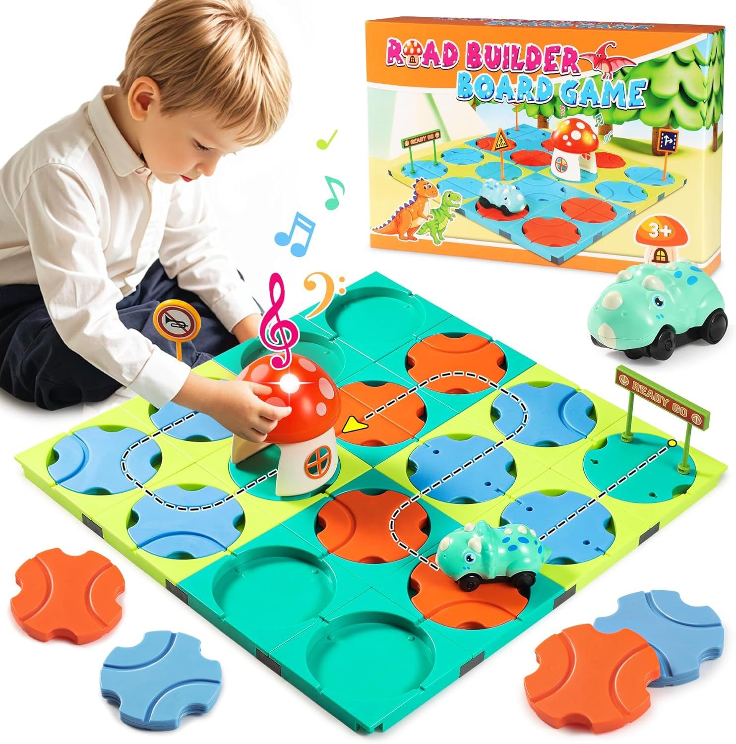 POPOLIC Lernspielzeug Logischer StraßEnbauer Kinderspielzeug, Brettspiele günstig online kaufen