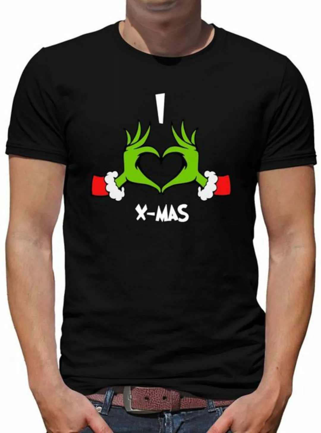 TShirt-People Print-Shirt I love X-Mas T-Shirt Herren günstig online kaufen
