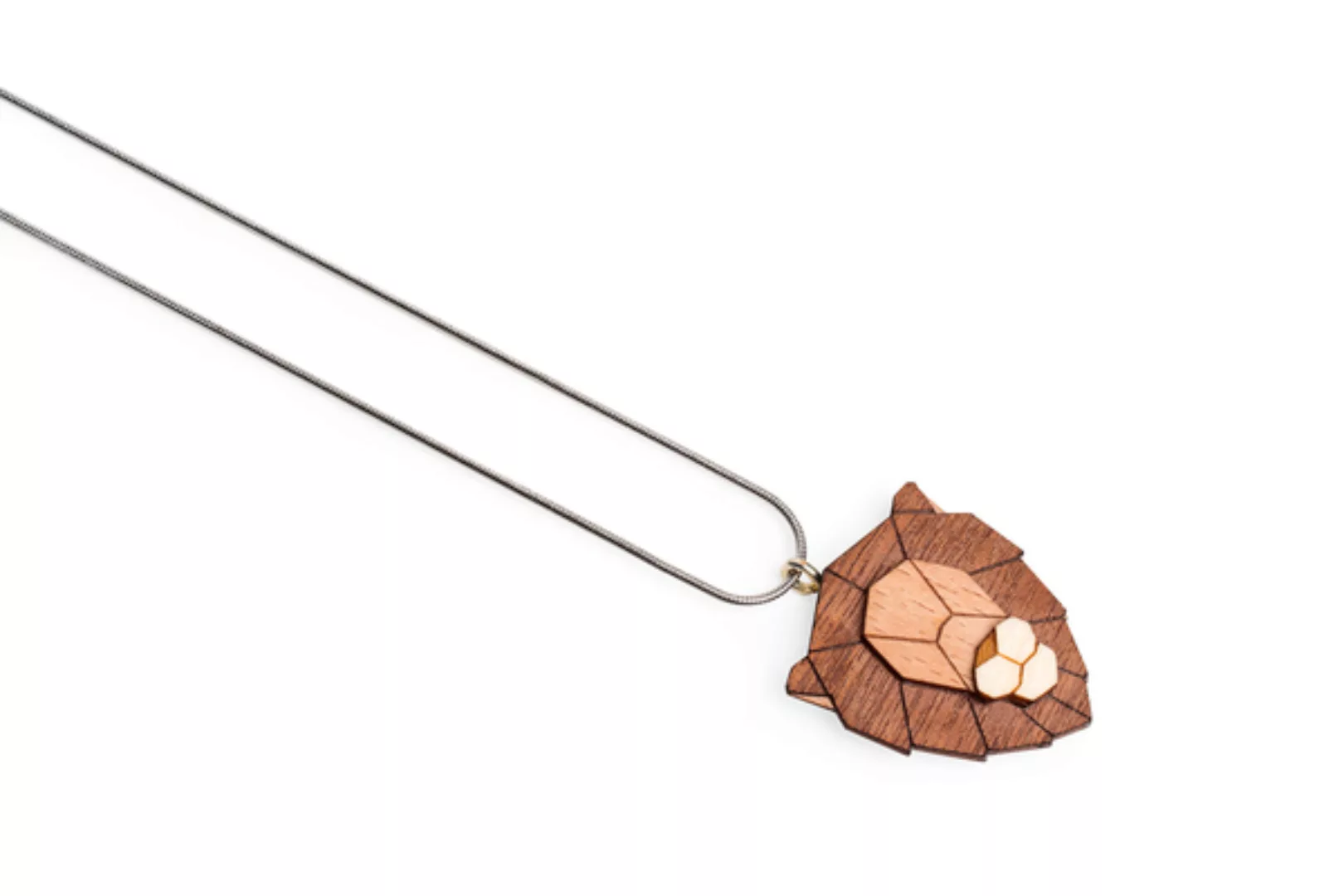 Halskette Löwe | Kette Mit Anhänger Aus Holz günstig online kaufen