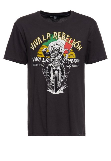 KingKerosin T-Shirt Viva la rebelion (1-tlg) aus Baumwolle mit Print günstig online kaufen