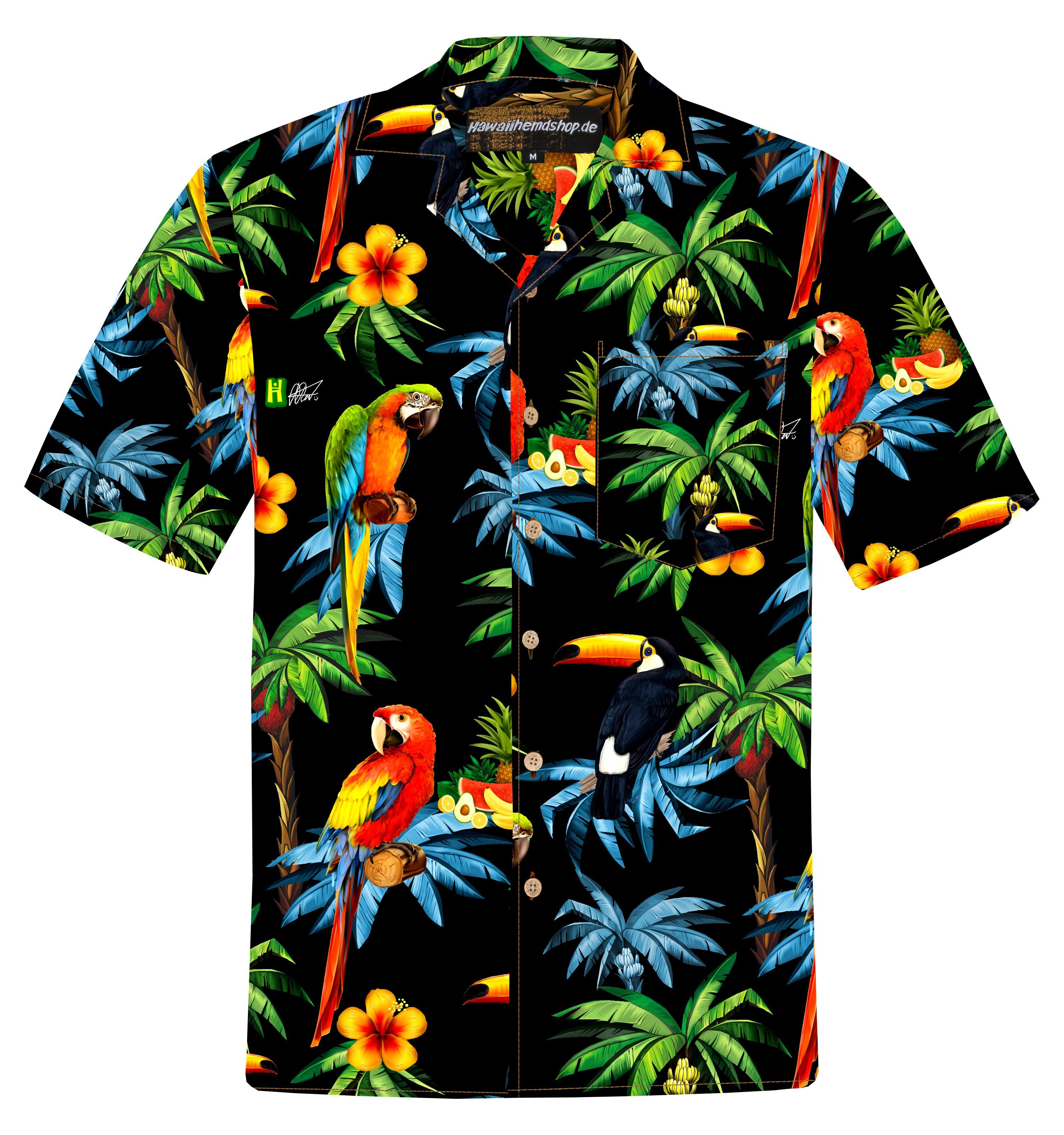 Hawaiihemdshop.de Hawaiihemd Hawaii Hemd Herren Baumwolle günstig online kaufen